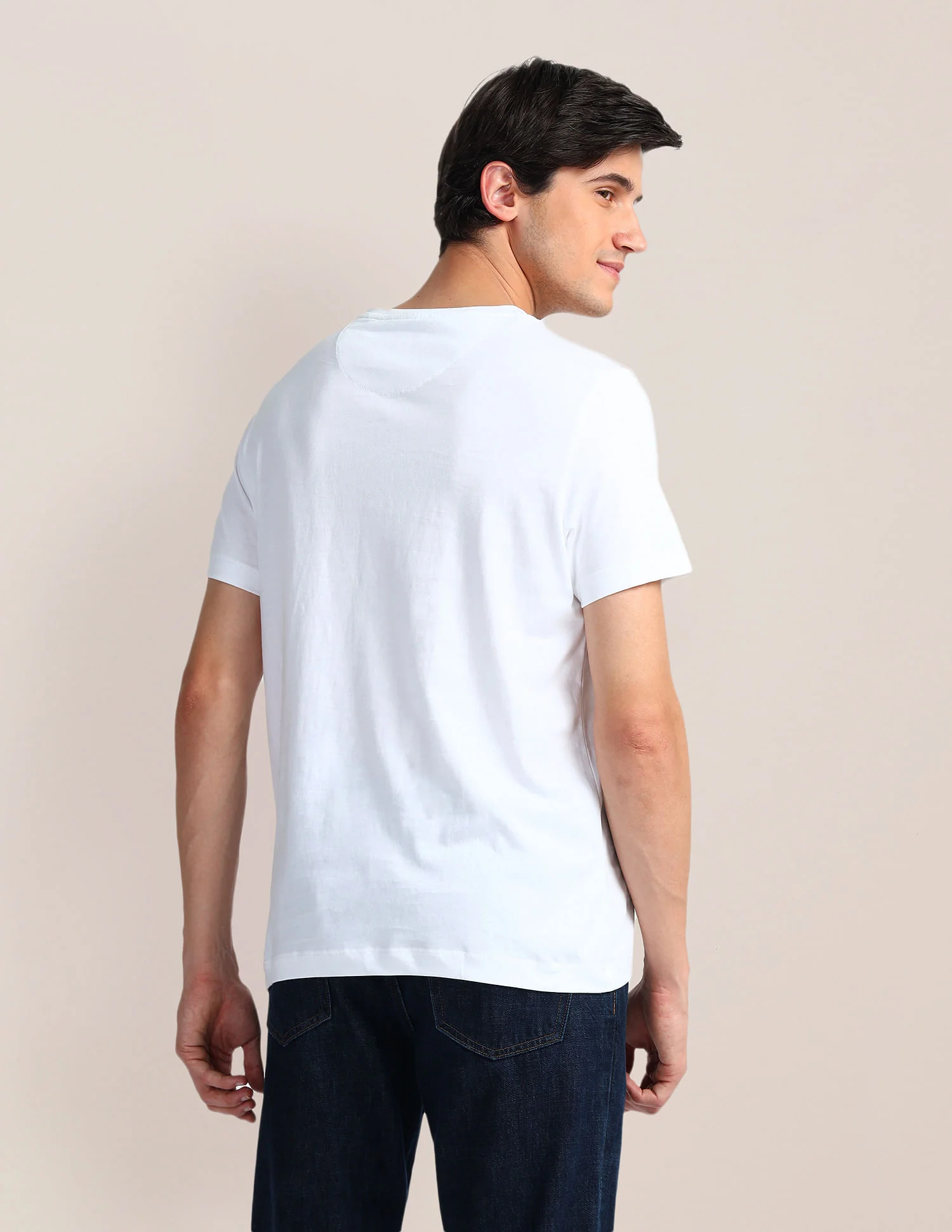 Brand Print Slim Fit T-Shirt - Image 5