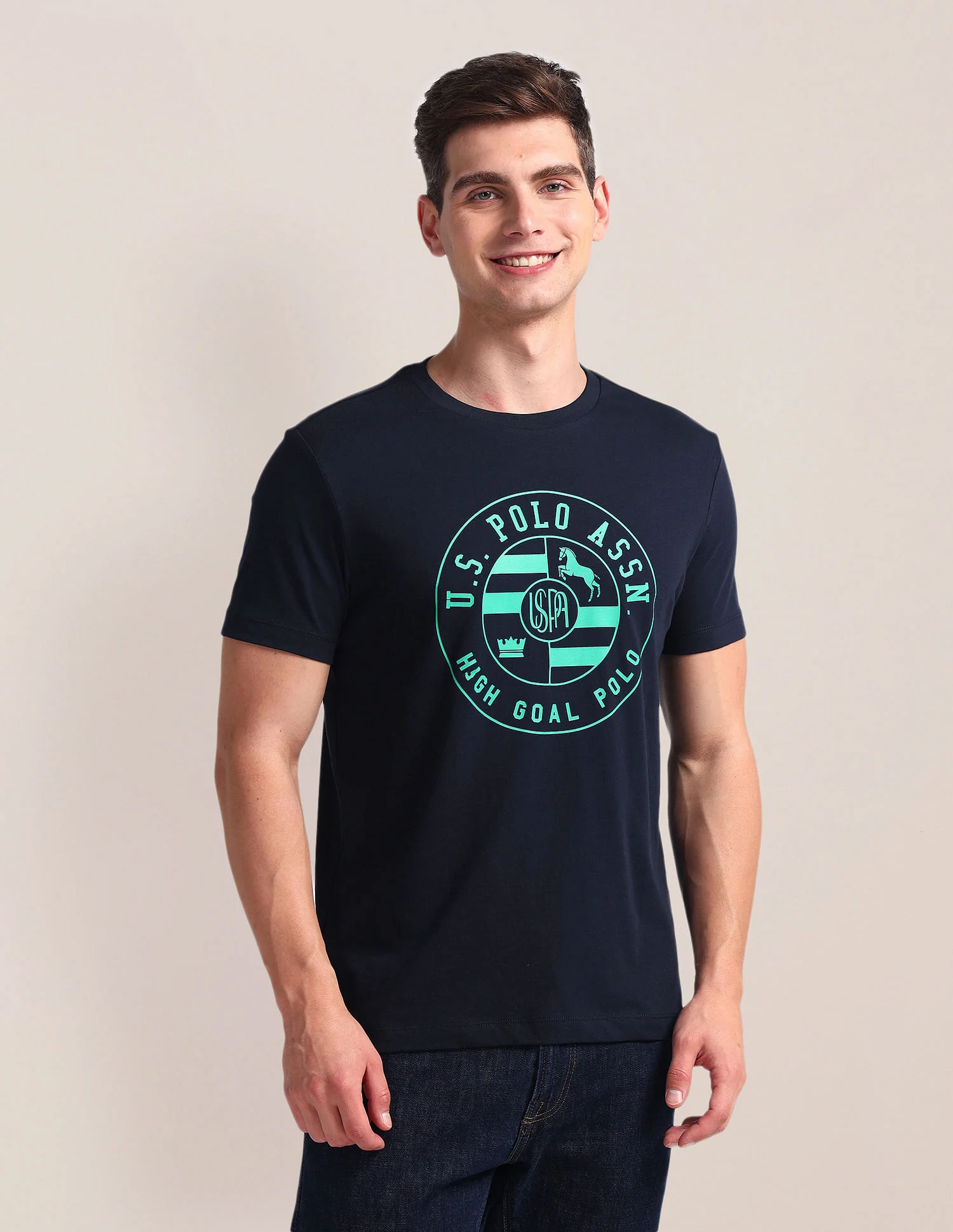 Brand Print Slim Fit T-Shirt - Image 6