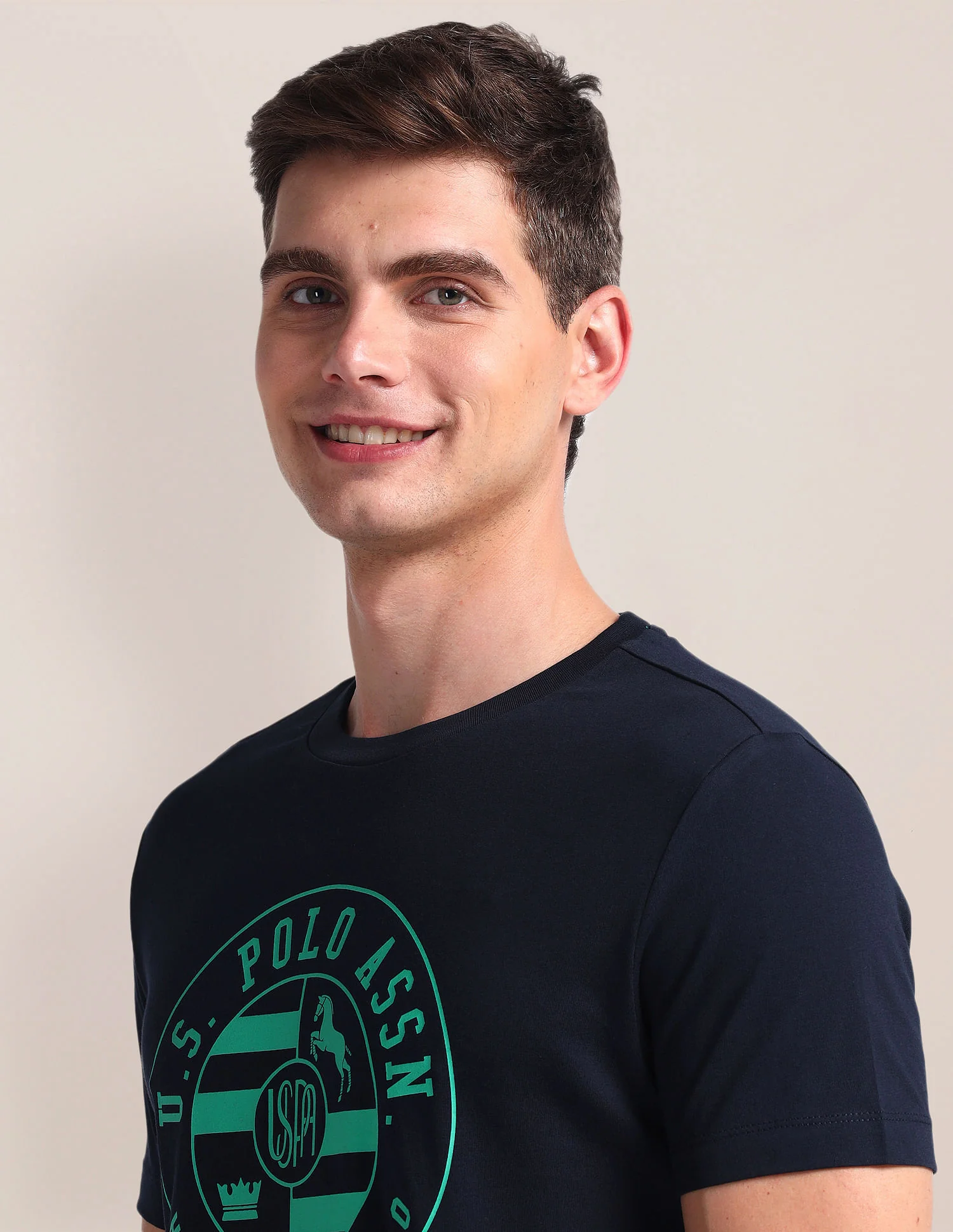 Brand Print Slim Fit T-Shirt - Image 7