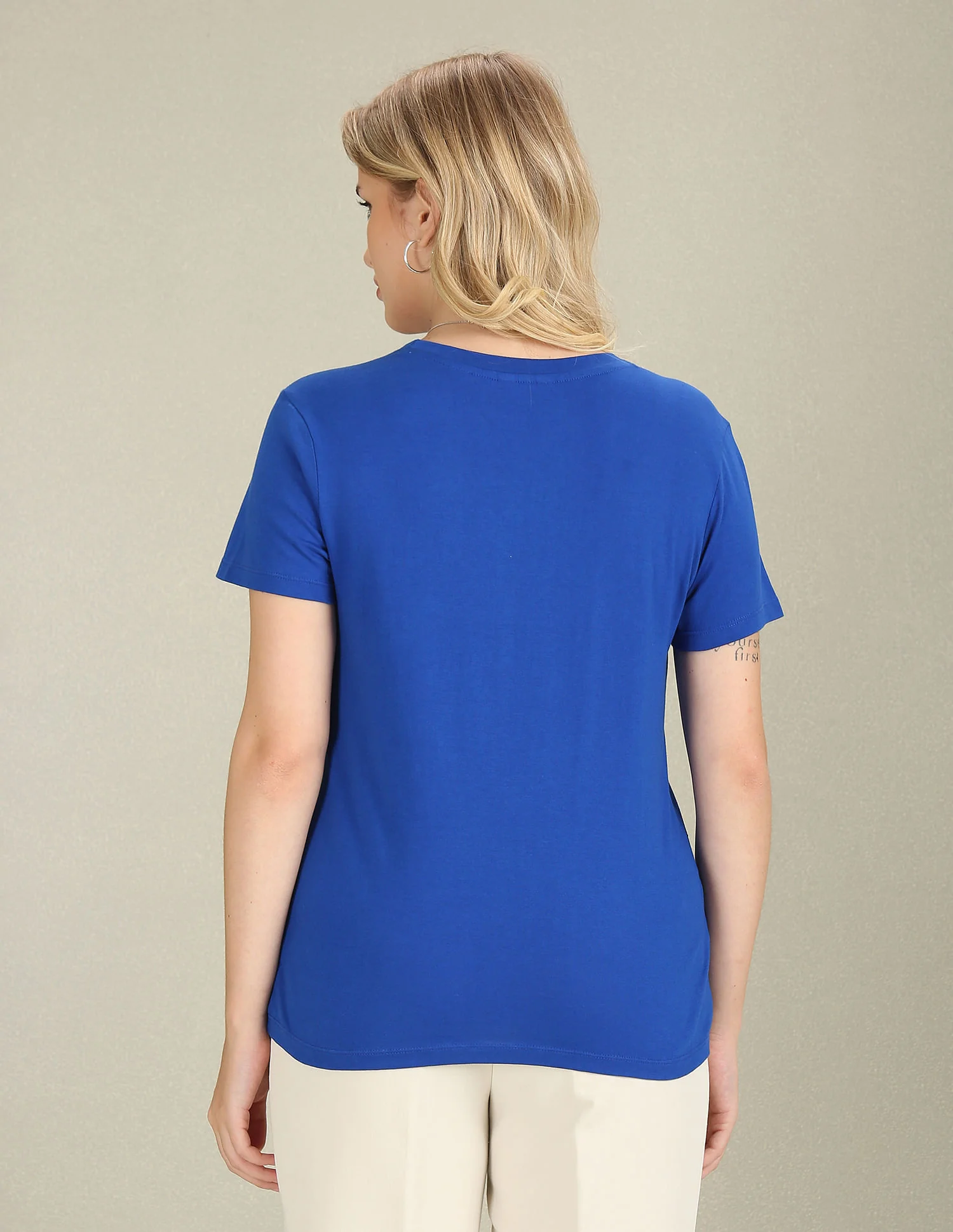 Brand Print Slim Fit T-Shirt - Image 5