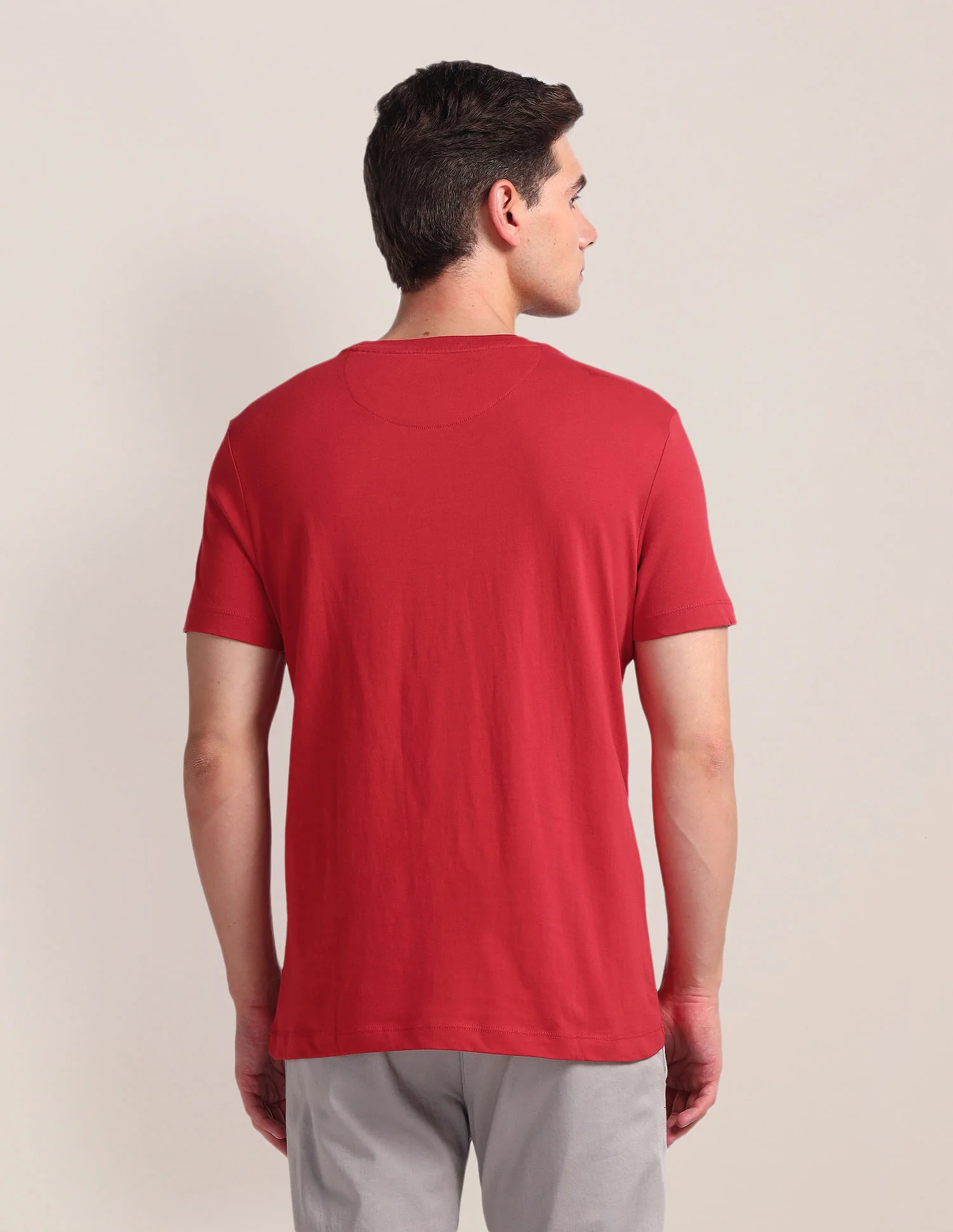 Brand Print Slim Fit T-Shirt - Image 5