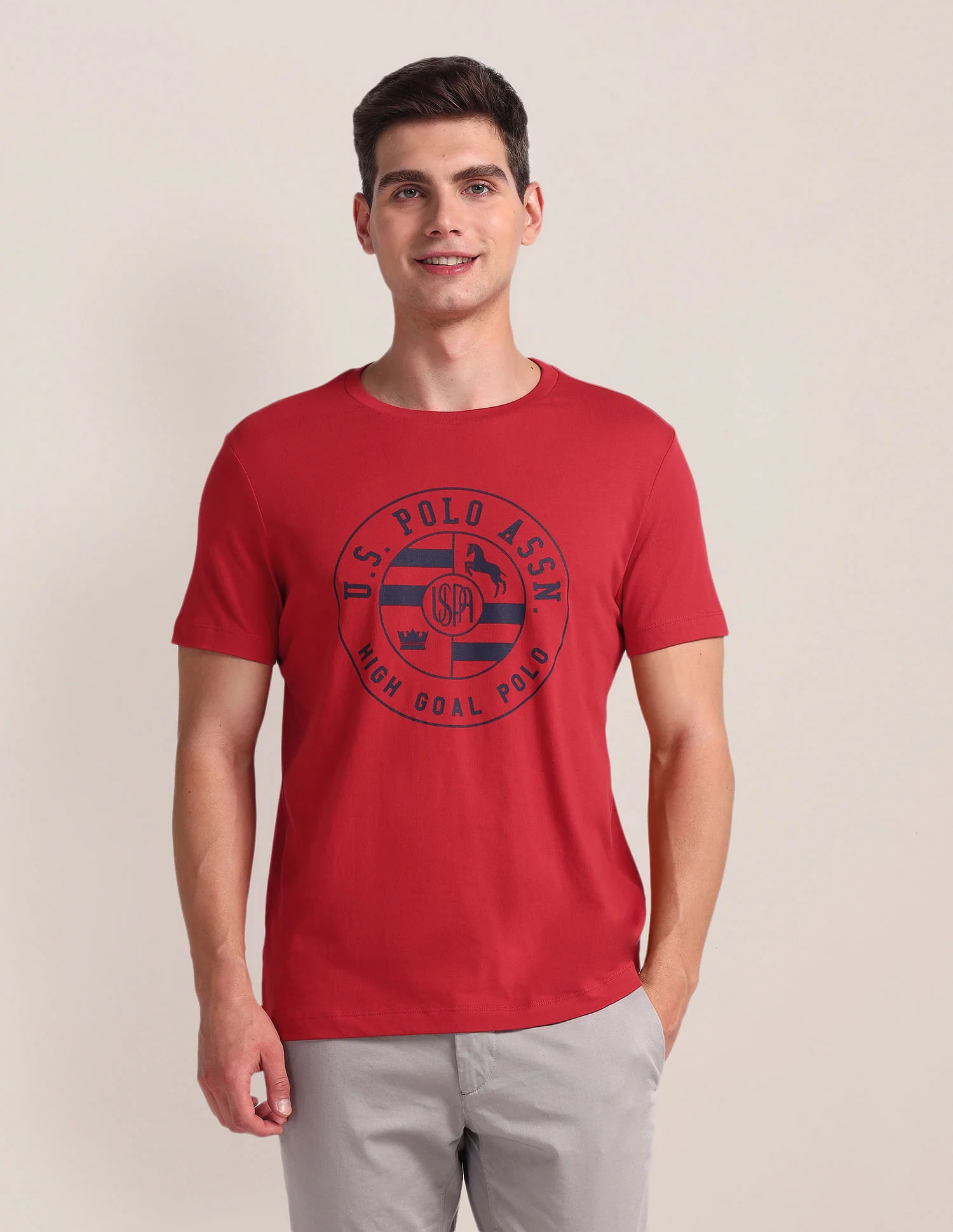 Brand Print Slim Fit T-Shirt - Image 6