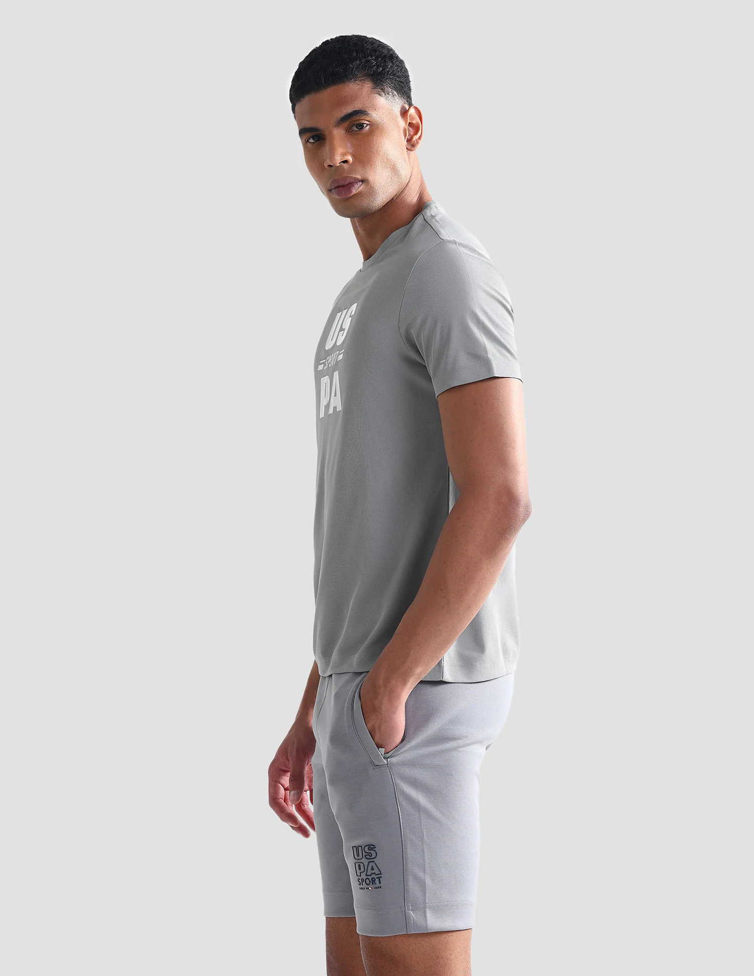 Brand Print Slim T-Shirt - Image 5