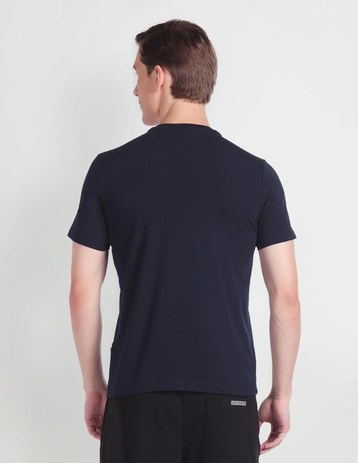 Brand Print Stretch Active T-Shirt - Image 5