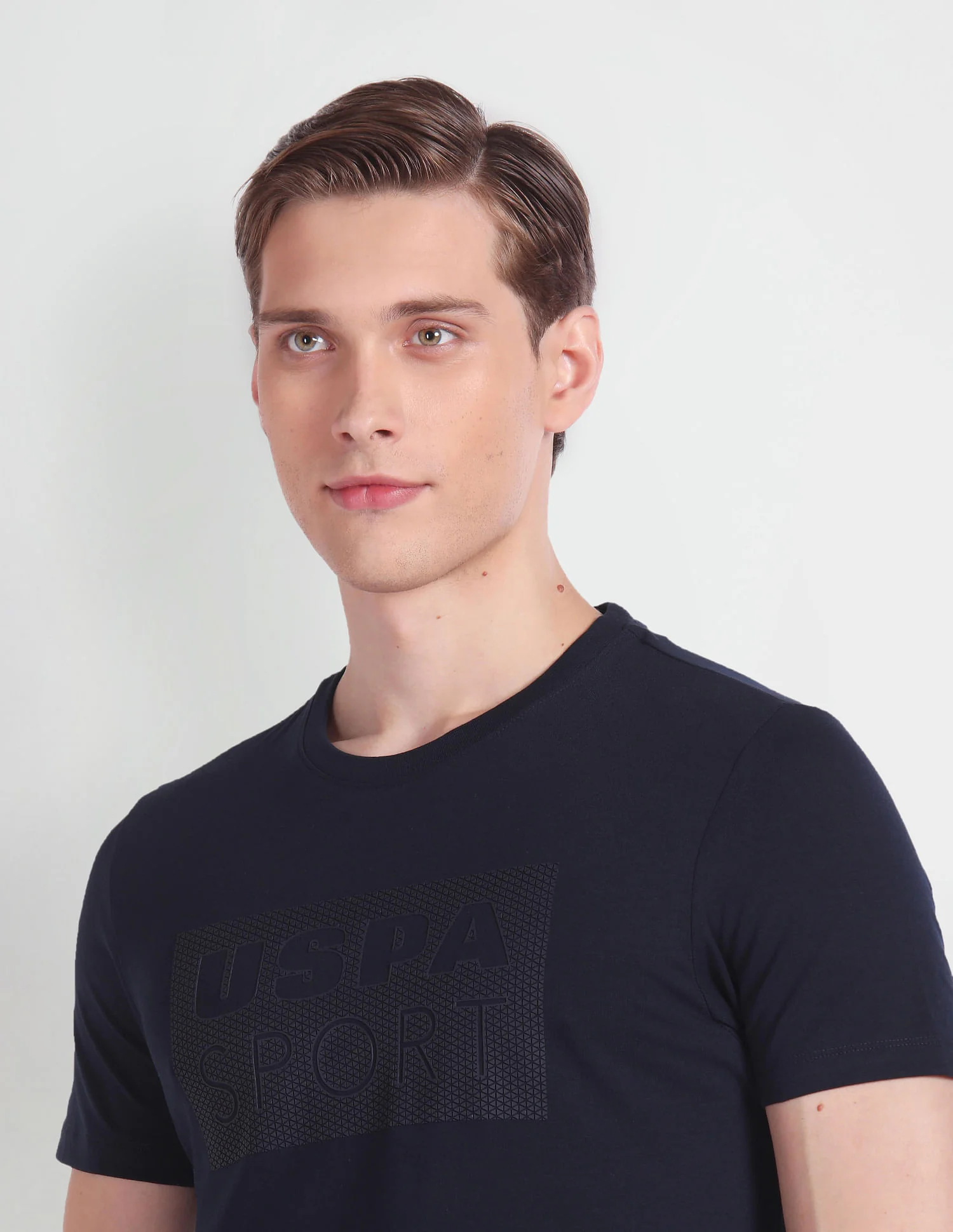 Brand Print Stretch Active T-Shirt - Image 7