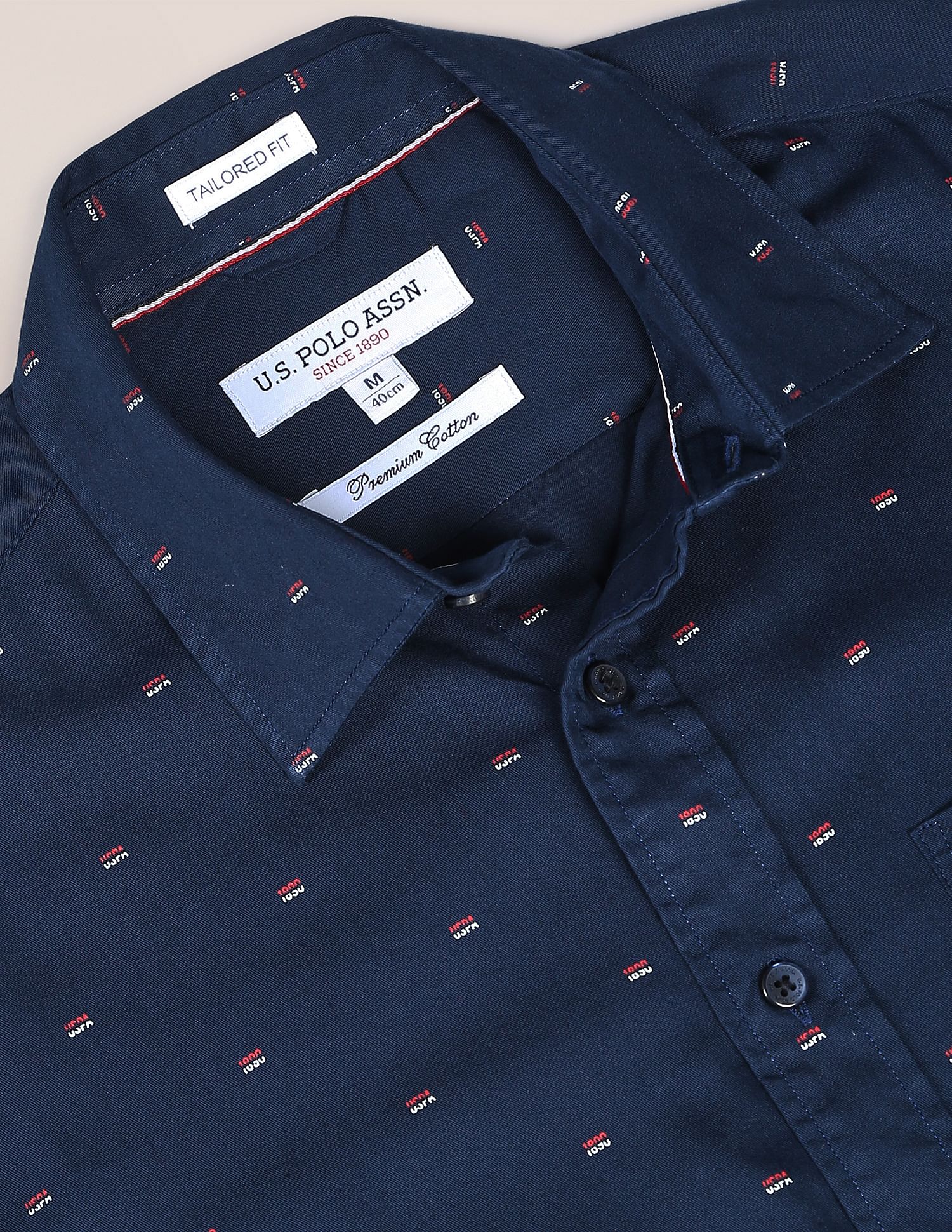 Brand Print Twill Shirt - Image 2