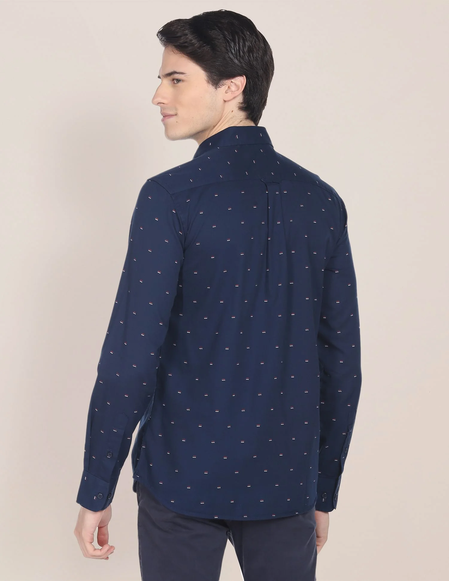 Brand Print Twill Shirt - Image 5