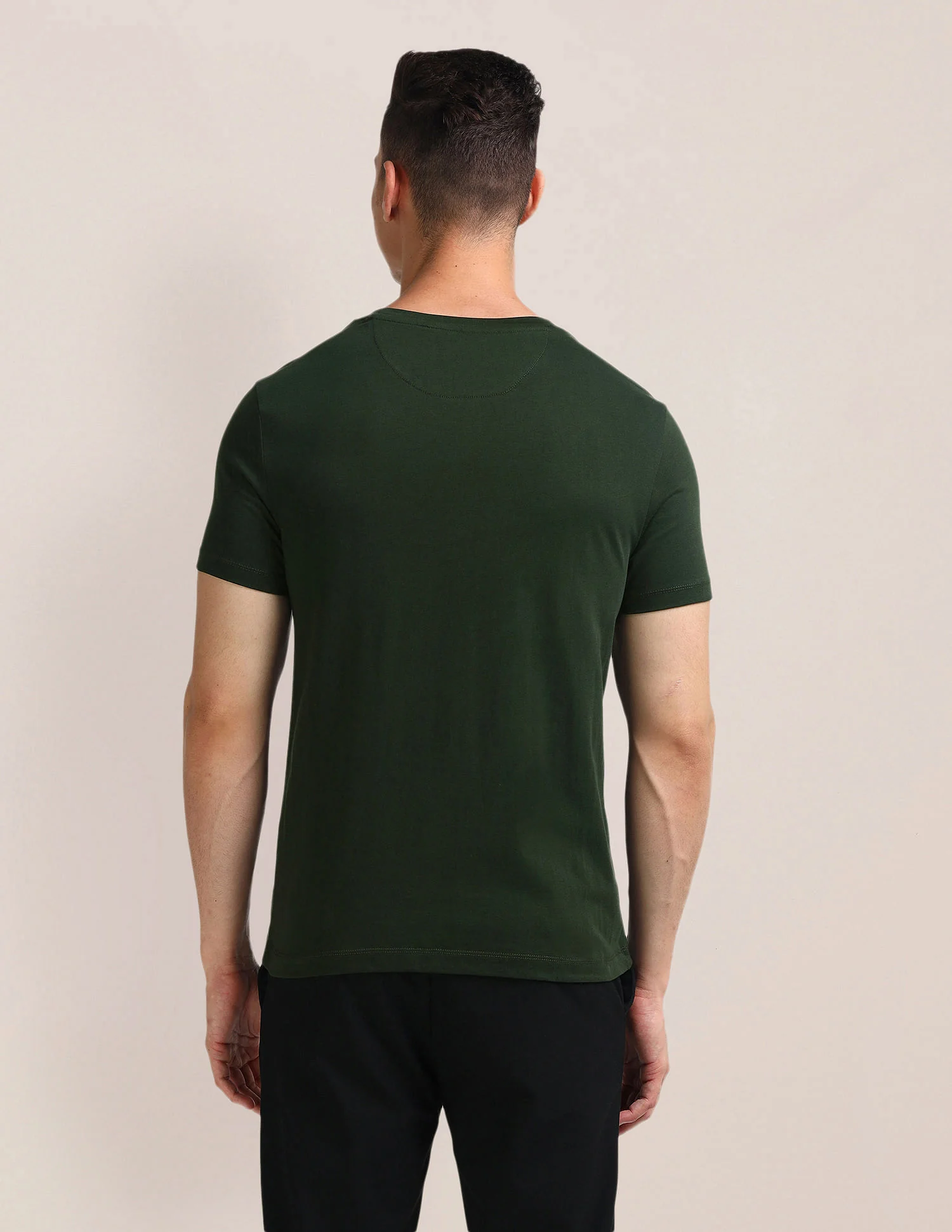 Brand Printed Slim Fit T-Shirt - Image 5