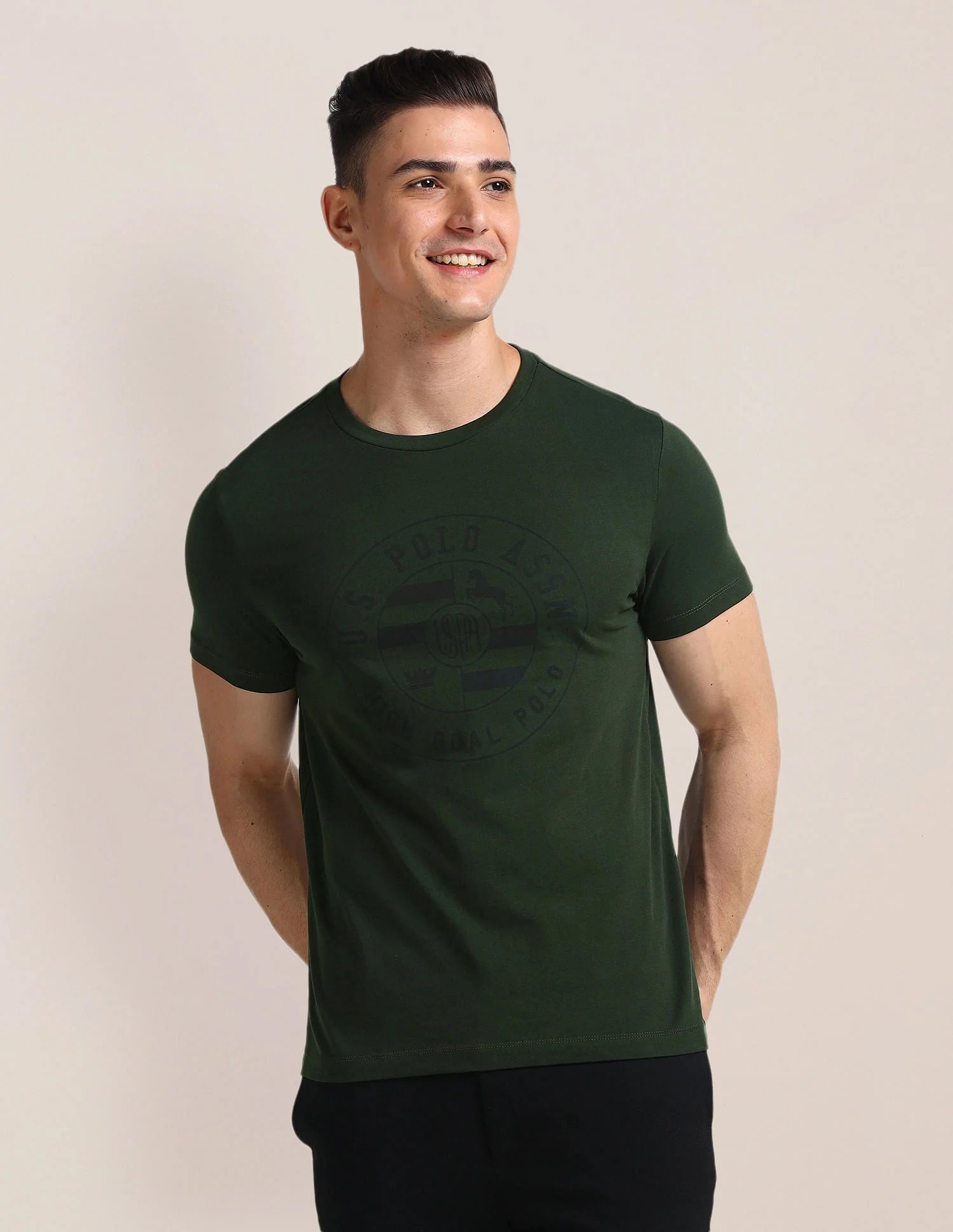 Brand Printed Slim Fit T-Shirt - Image 6