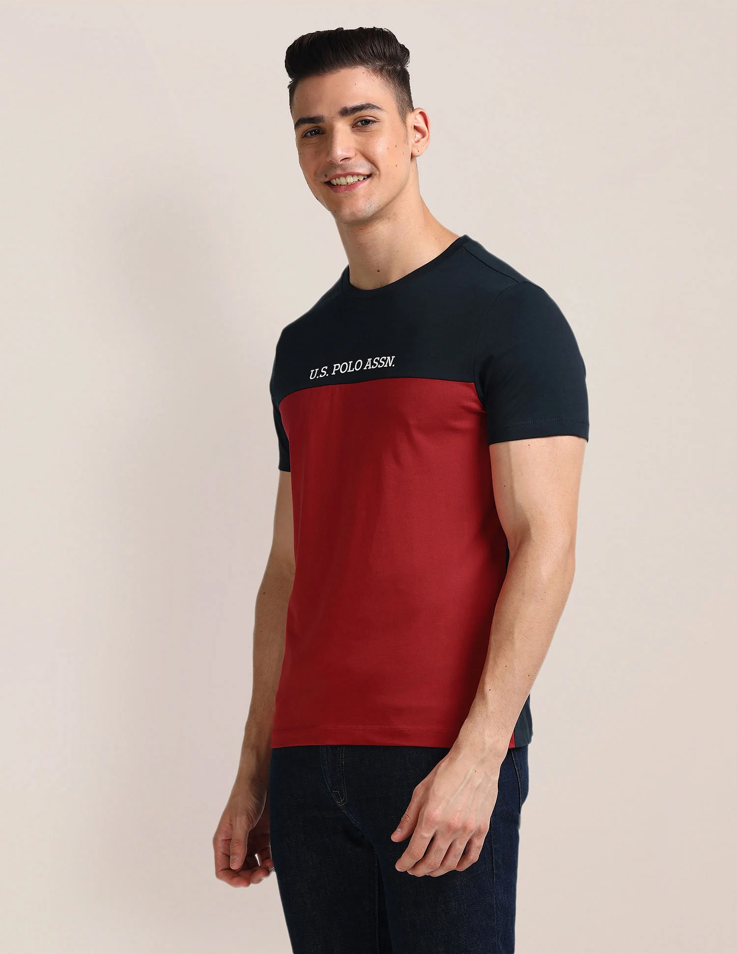 Brand Printed Slim Fit T-Shirt - Image 4