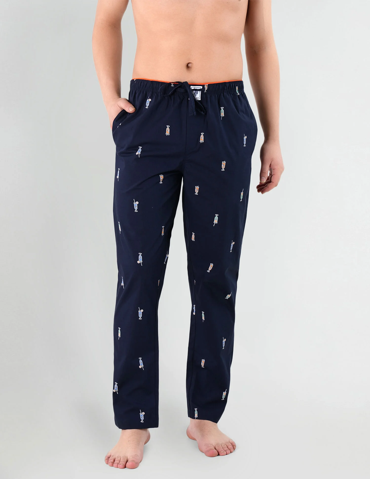 Brand Stripe Cotton IYAD Lounge Pants - Pack Of 1