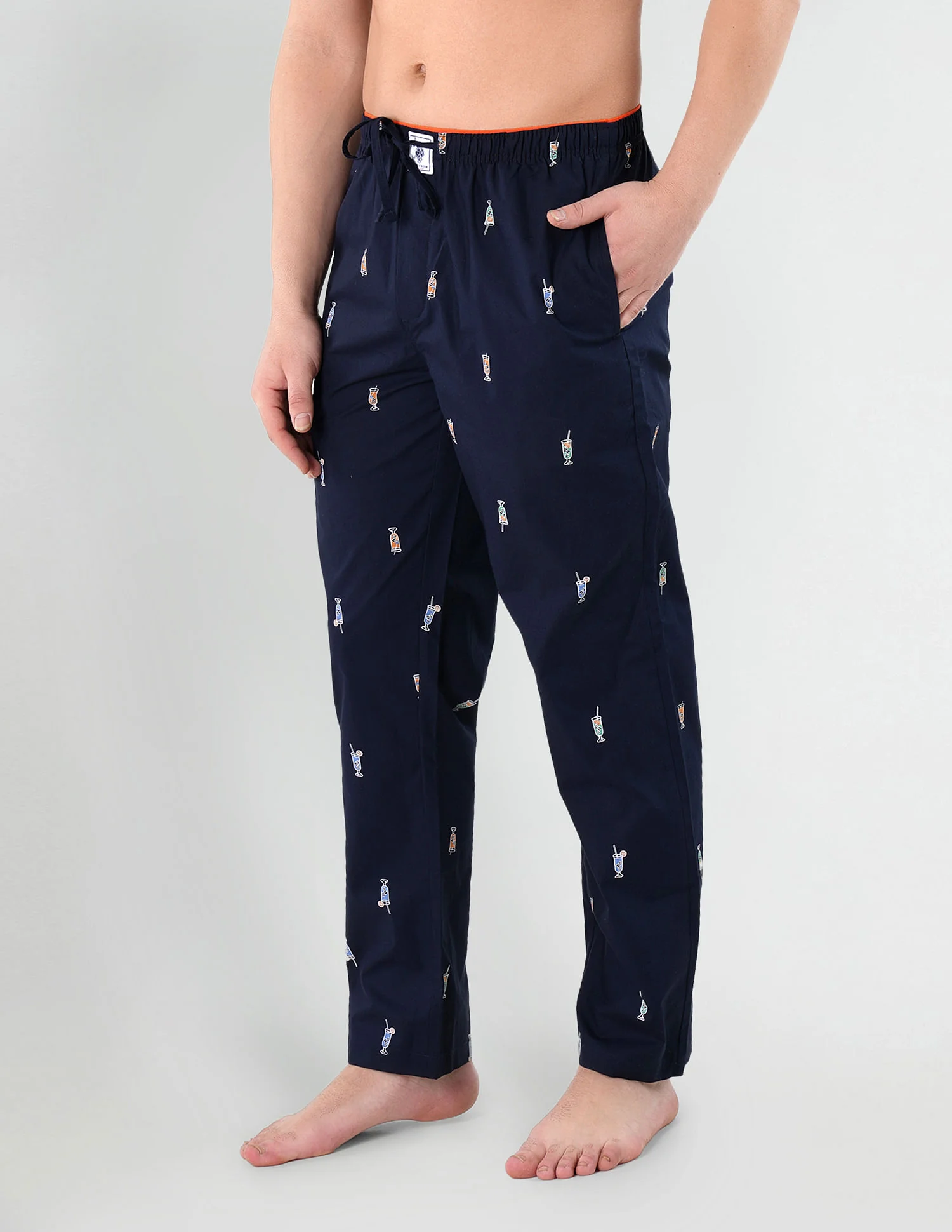 Brand Stripe Cotton IYAD Lounge Pants - Pack Of 1 - Image 4