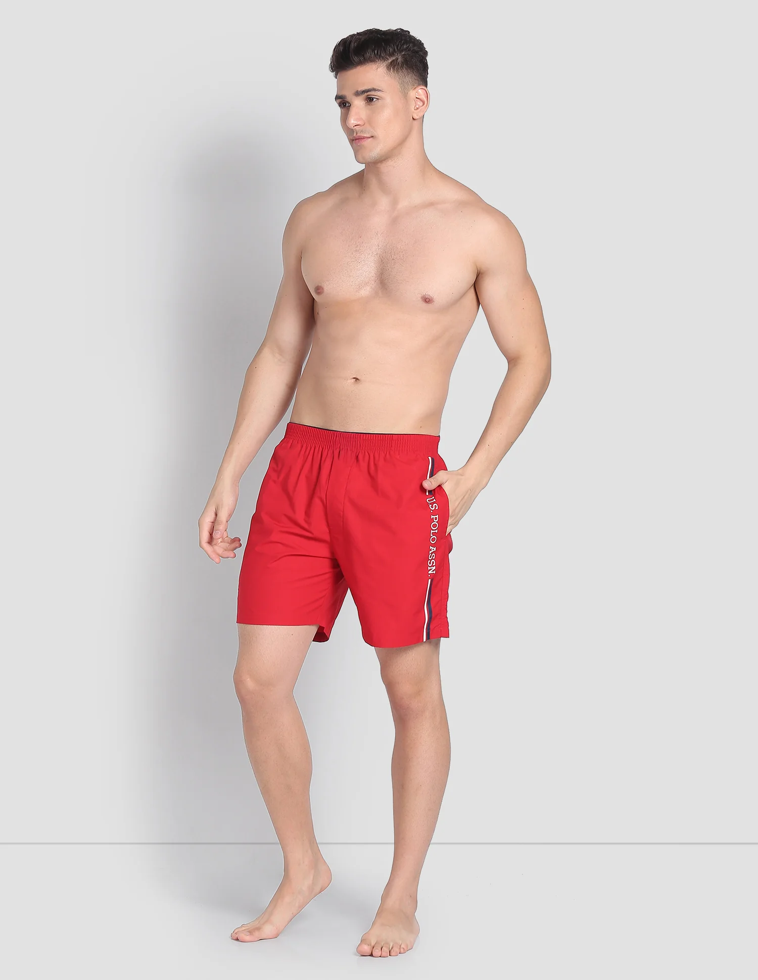 Brand Stripe Dual Pocket IYAX Boxers - Pack Of 1 - Image 3