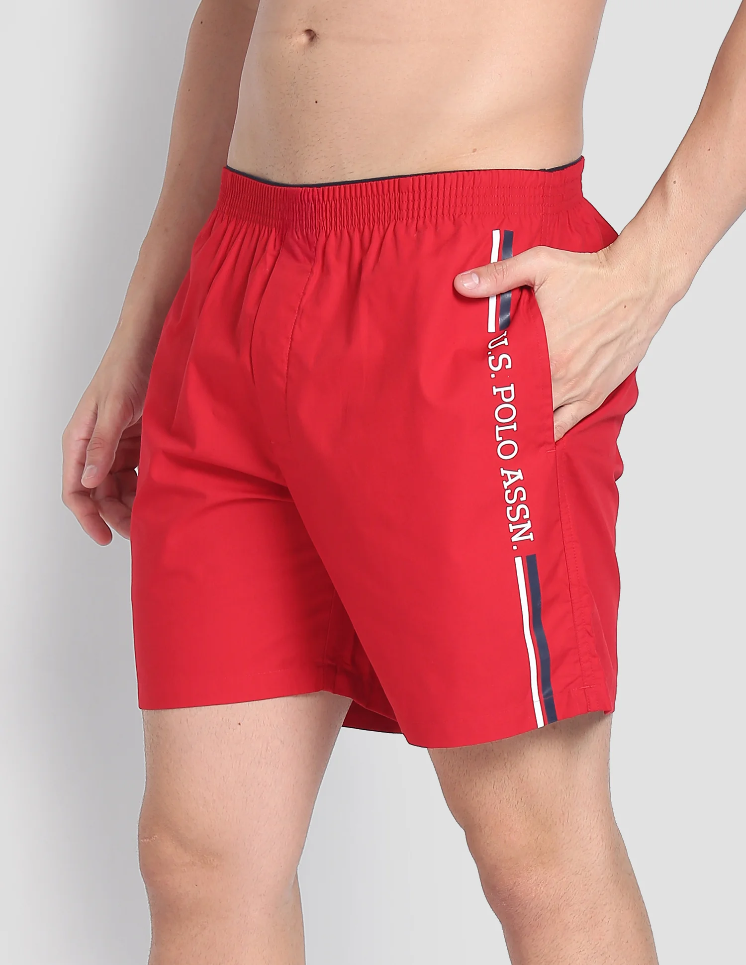 Brand Stripe Dual Pocket IYAX Boxers - Pack Of 1 - Image 4
