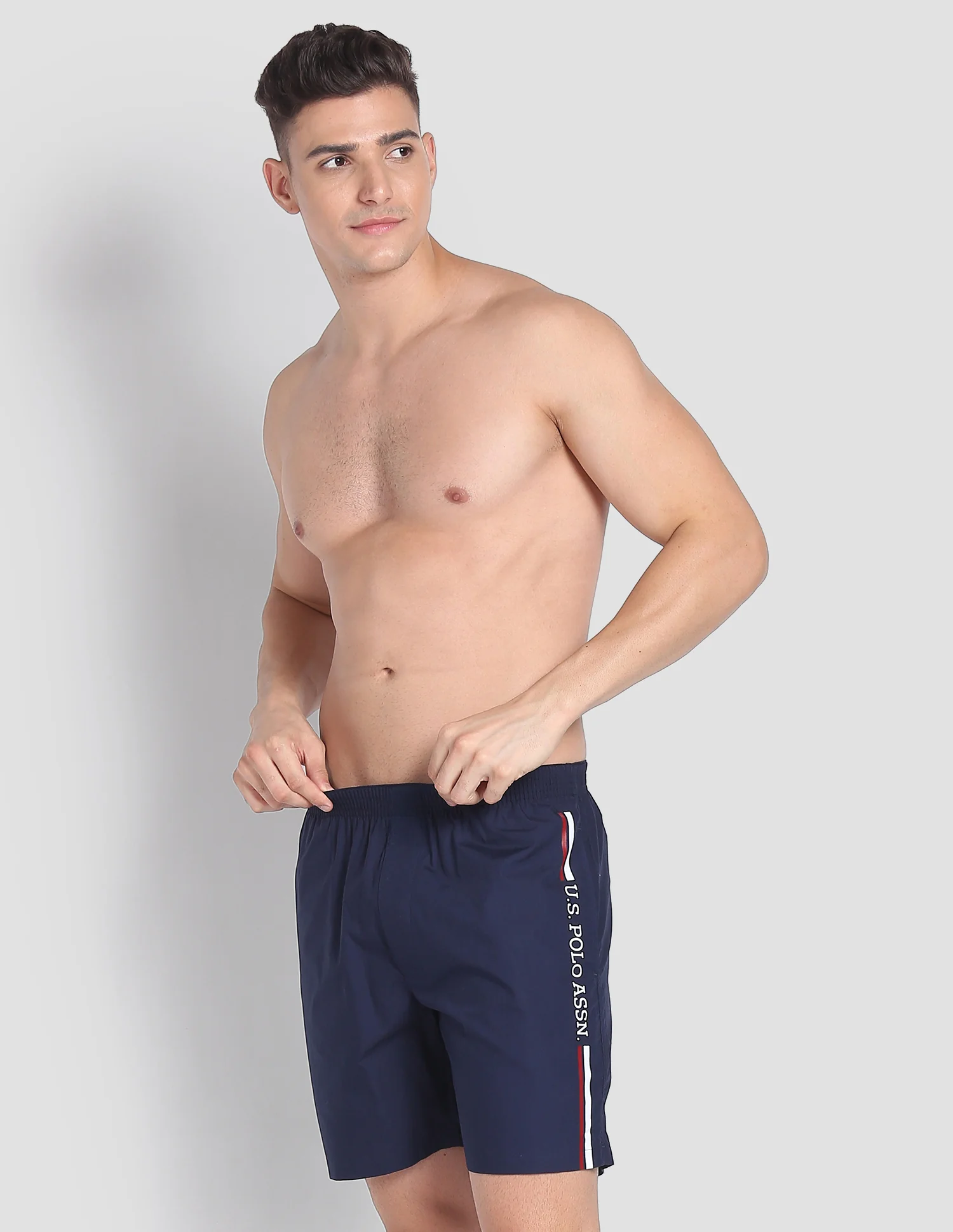 Brand Stripe Dual Pocket IYAX Boxers - Pack Of 1