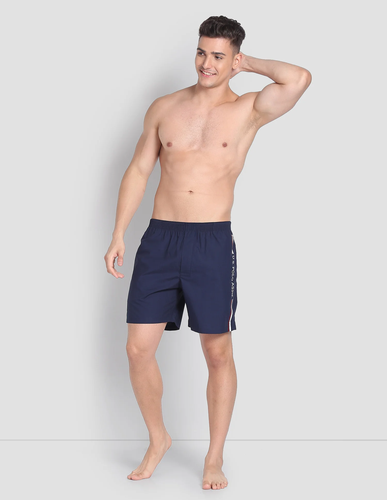 Brand Stripe Dual Pocket IYAX Boxers - Pack Of 1 - Image 3