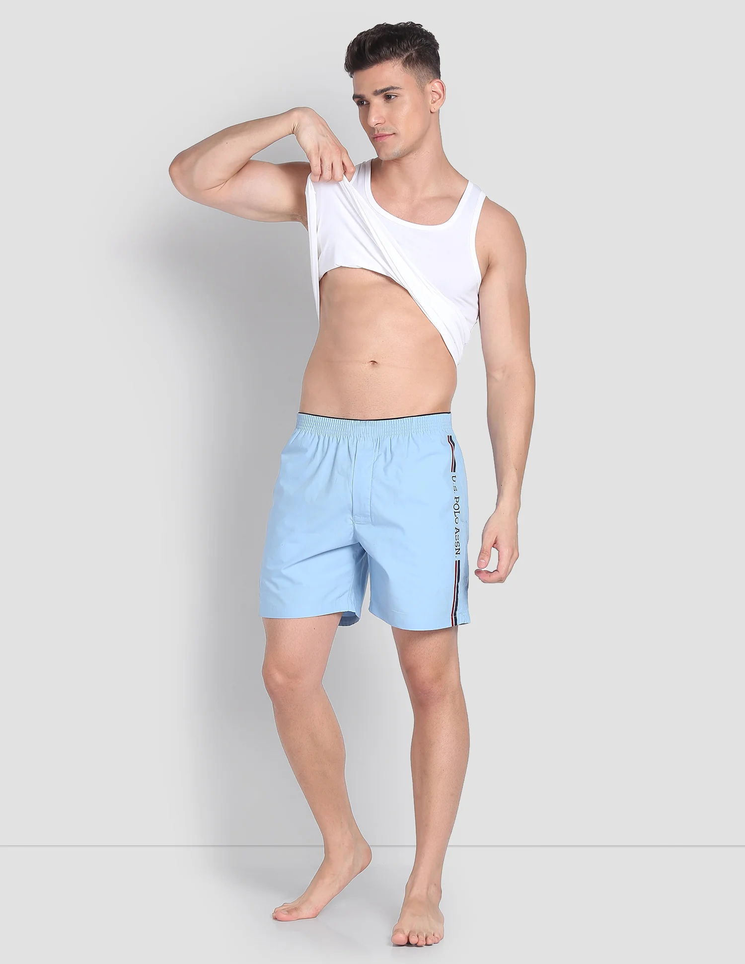 Brand Stripe Dual Pocket IYAX Boxers - Pack Of 1 - Image 3