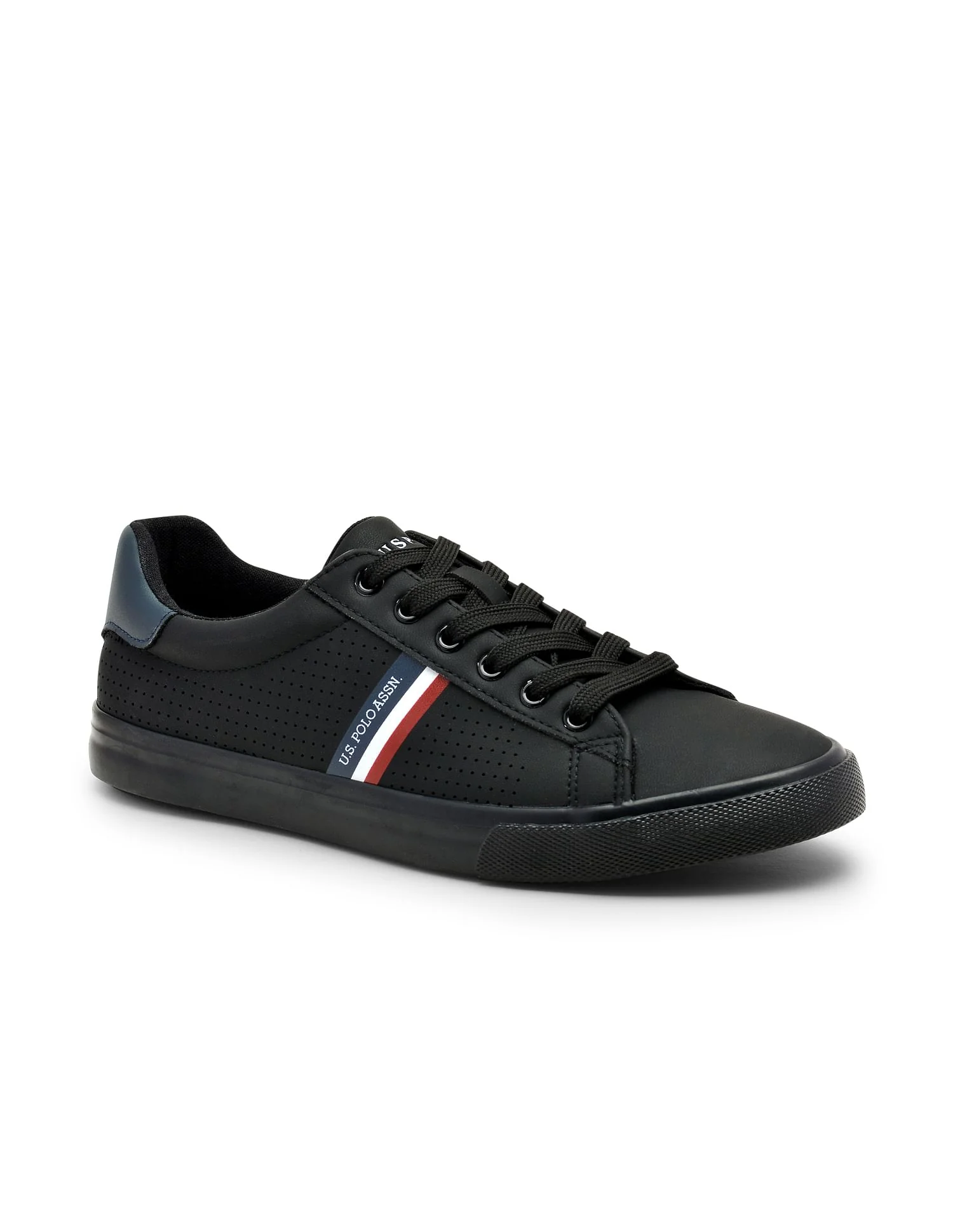 Men Brand Stripe Perforated Capron 2.0 Sneakers