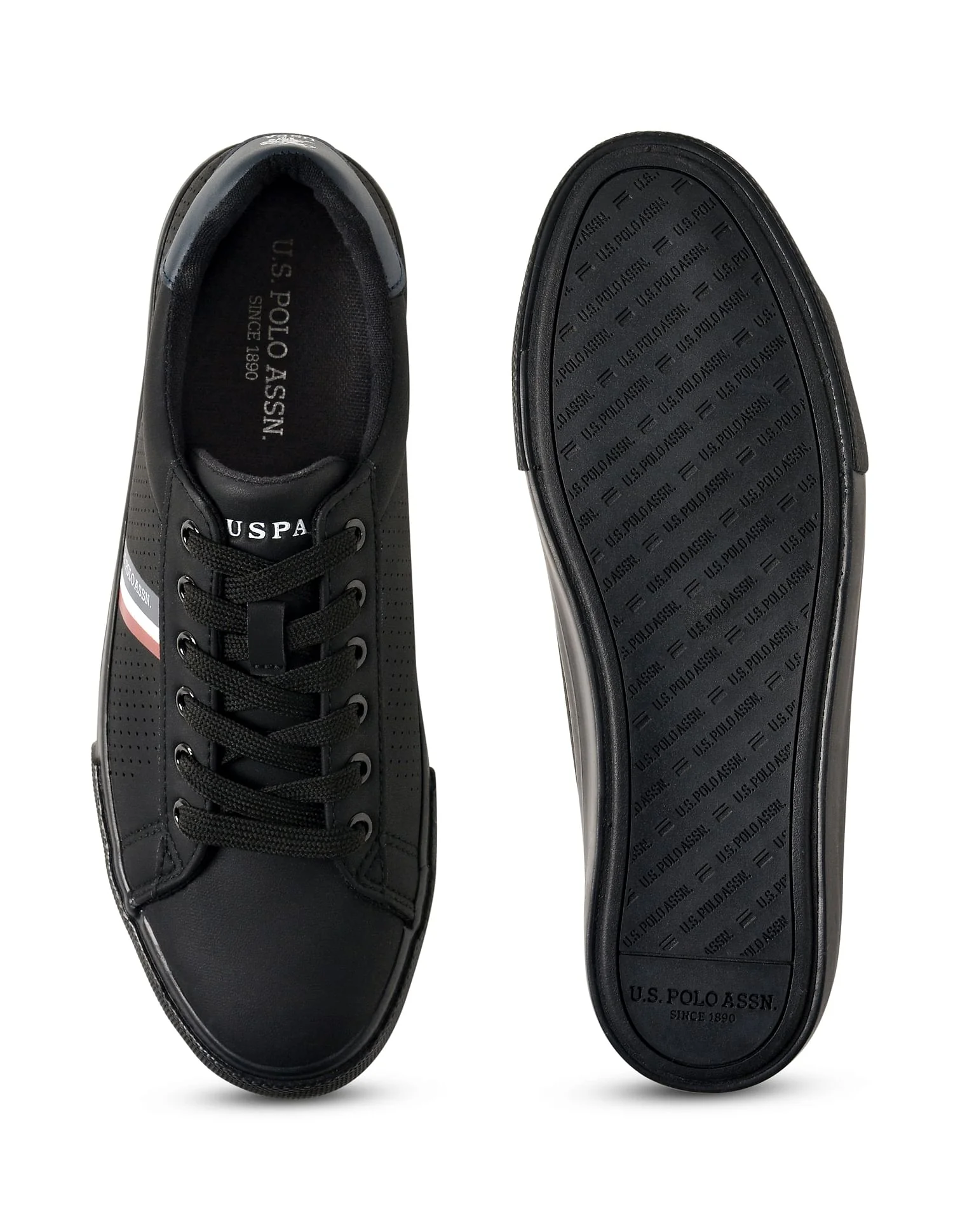 Men Brand Stripe Perforated Capron 2.0 Sneakers - Image 5
