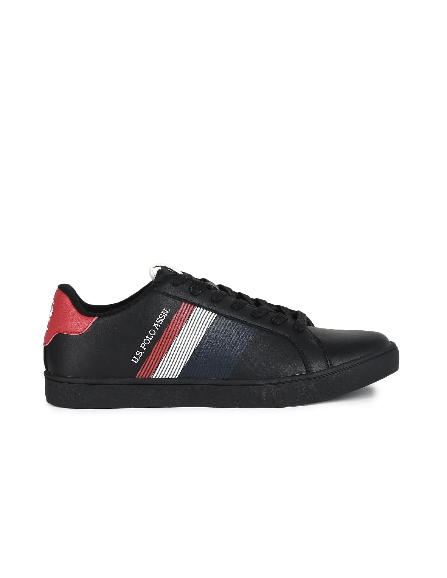 Men Brand Stripe Round Toe Glinton Sneakers - Image 4