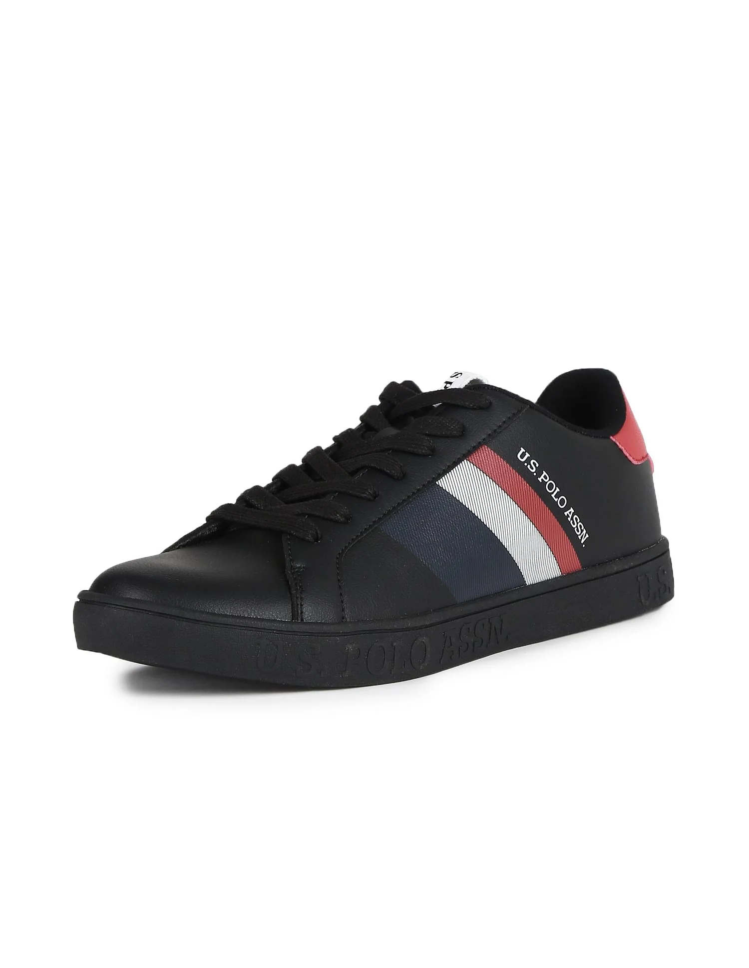 Men Brand Stripe Round Toe Glinton Sneakers - Image 7