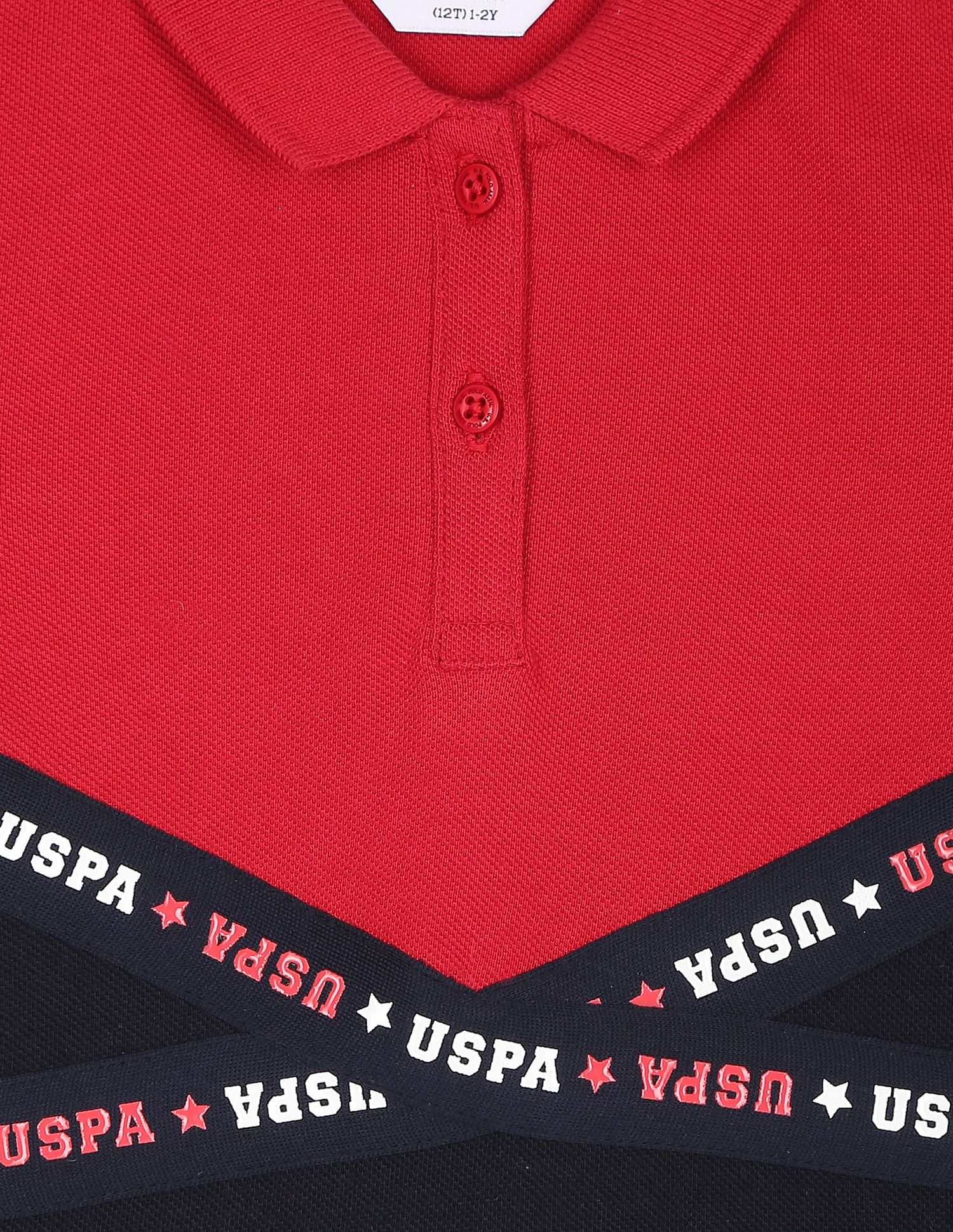 Brand Tape Solid Polo Dress - Image 3