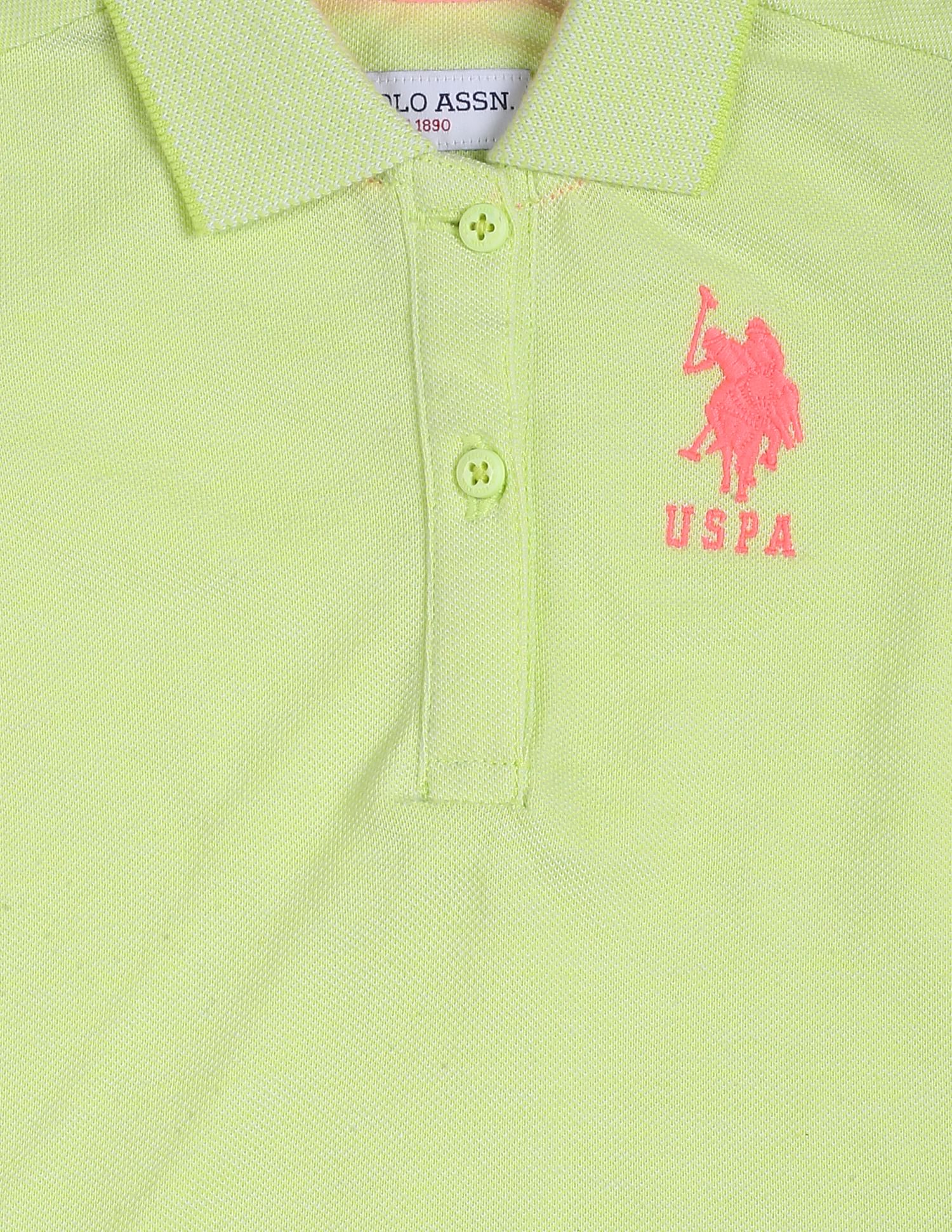 Brand Tape Solid Polo Dress - Image 3