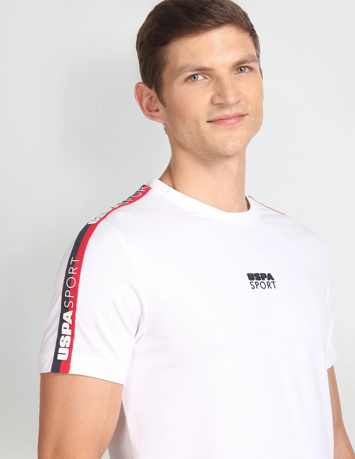 Brand Taped Solid T-Shirt - Image 6