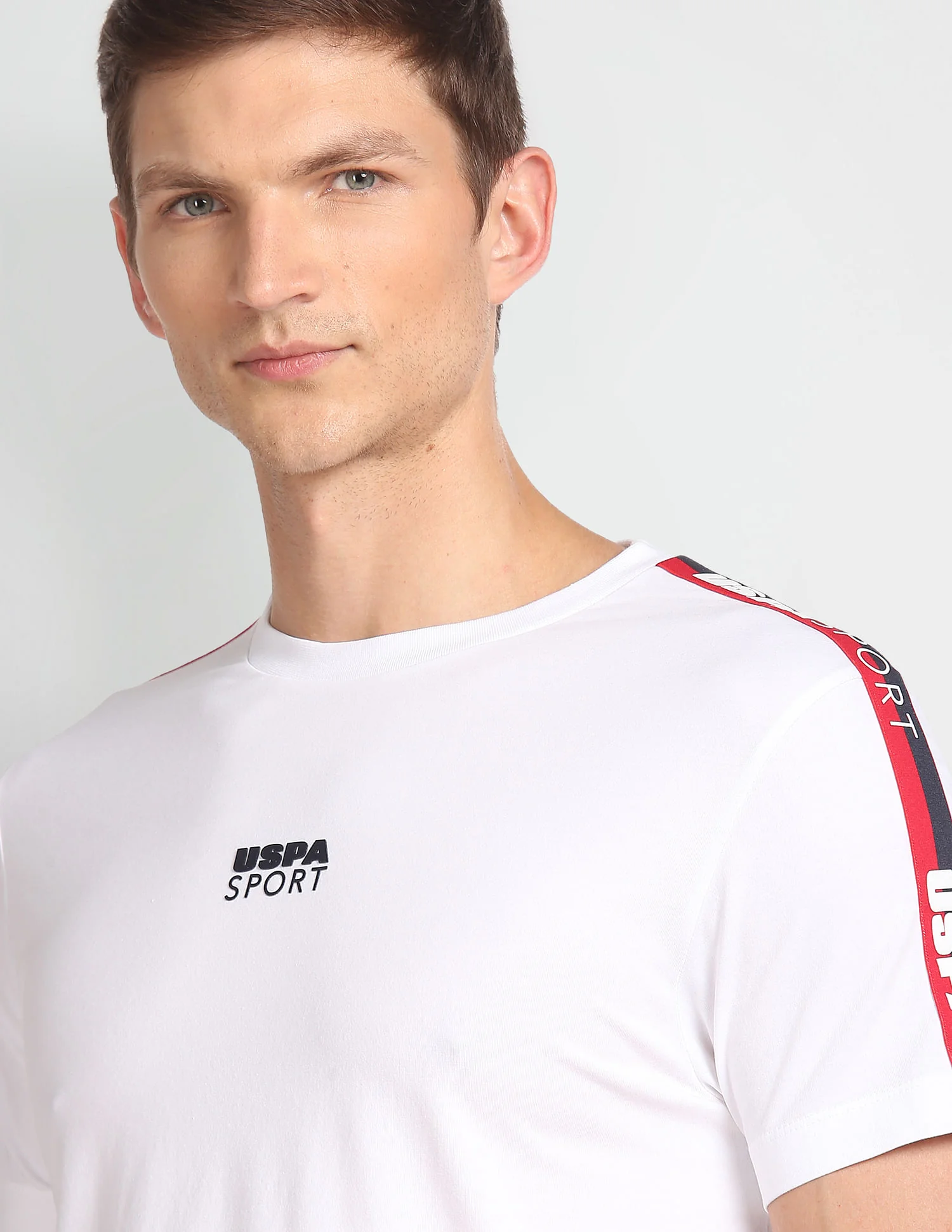 Brand Taped Solid T-Shirt - Image 7