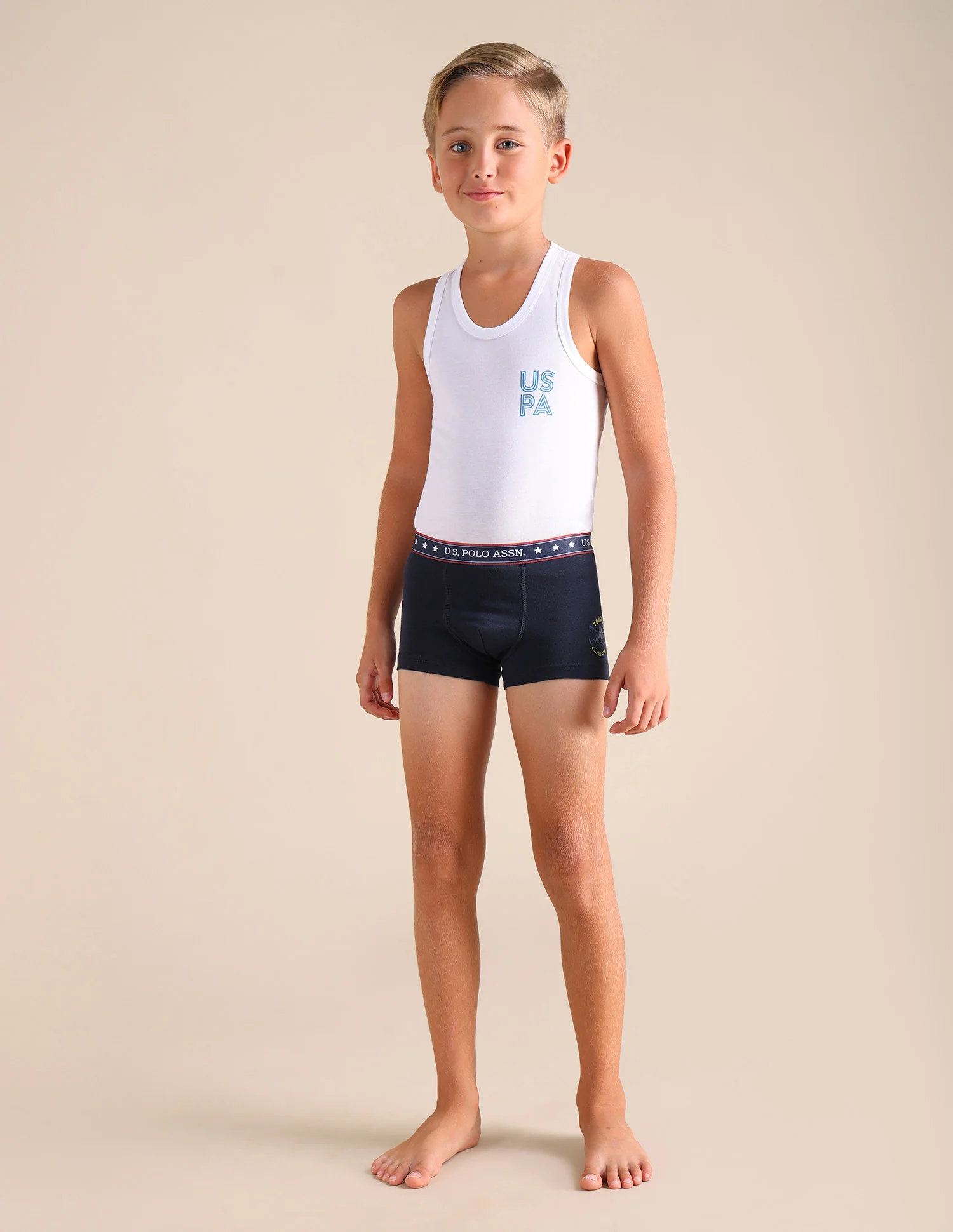 Solid Cotton Spandex EKT03 Trunks - Pack Of 2 - Image 4