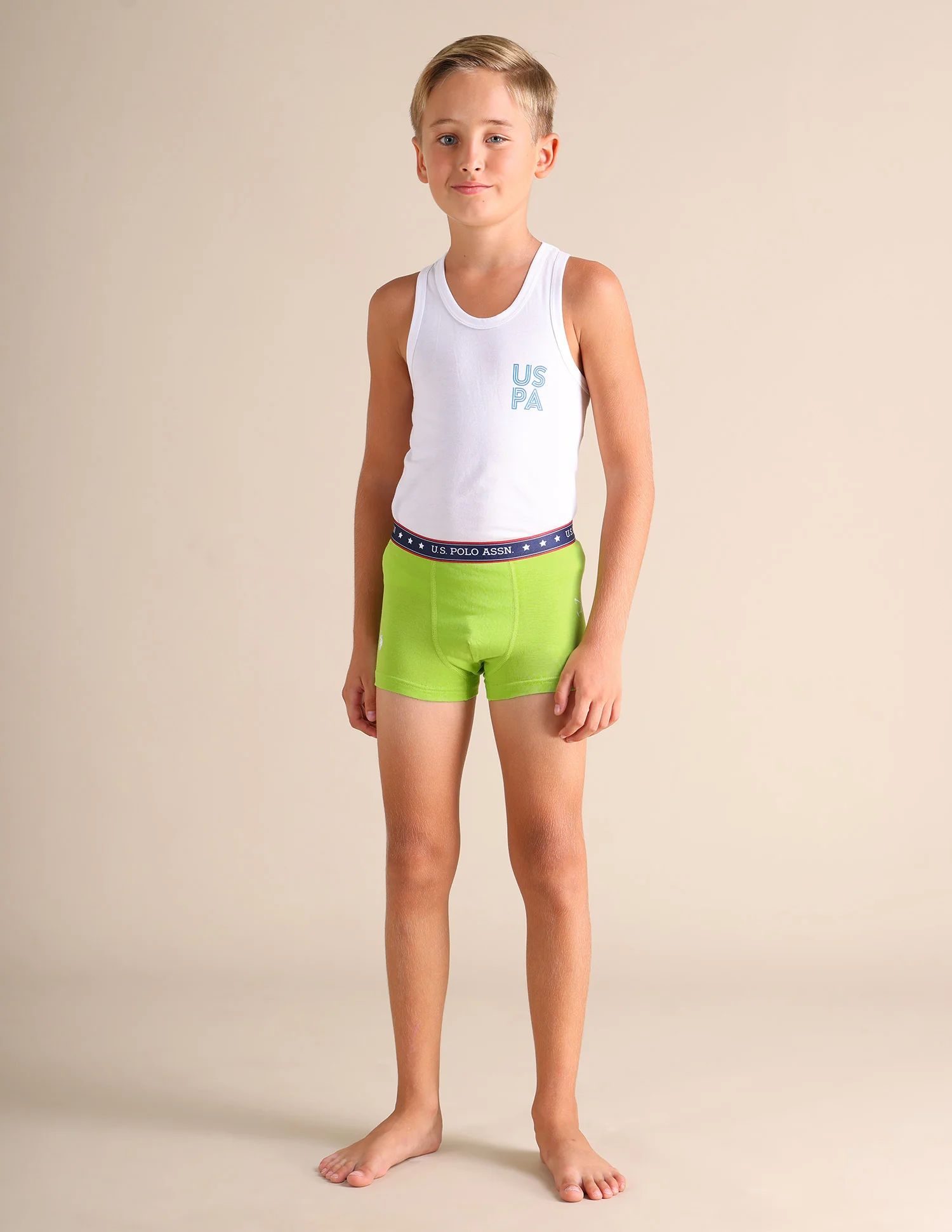 Solid Cotton Spandex EKT03 Trunks - Pack Of 2 - Image 5