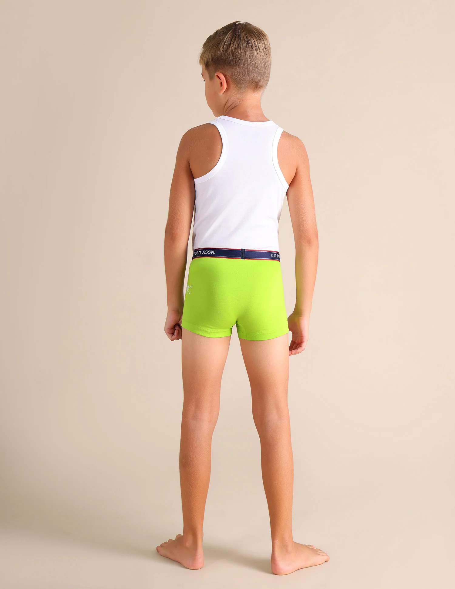 Solid Cotton Spandex EKT03 Trunks - Pack Of 2 - Image 6