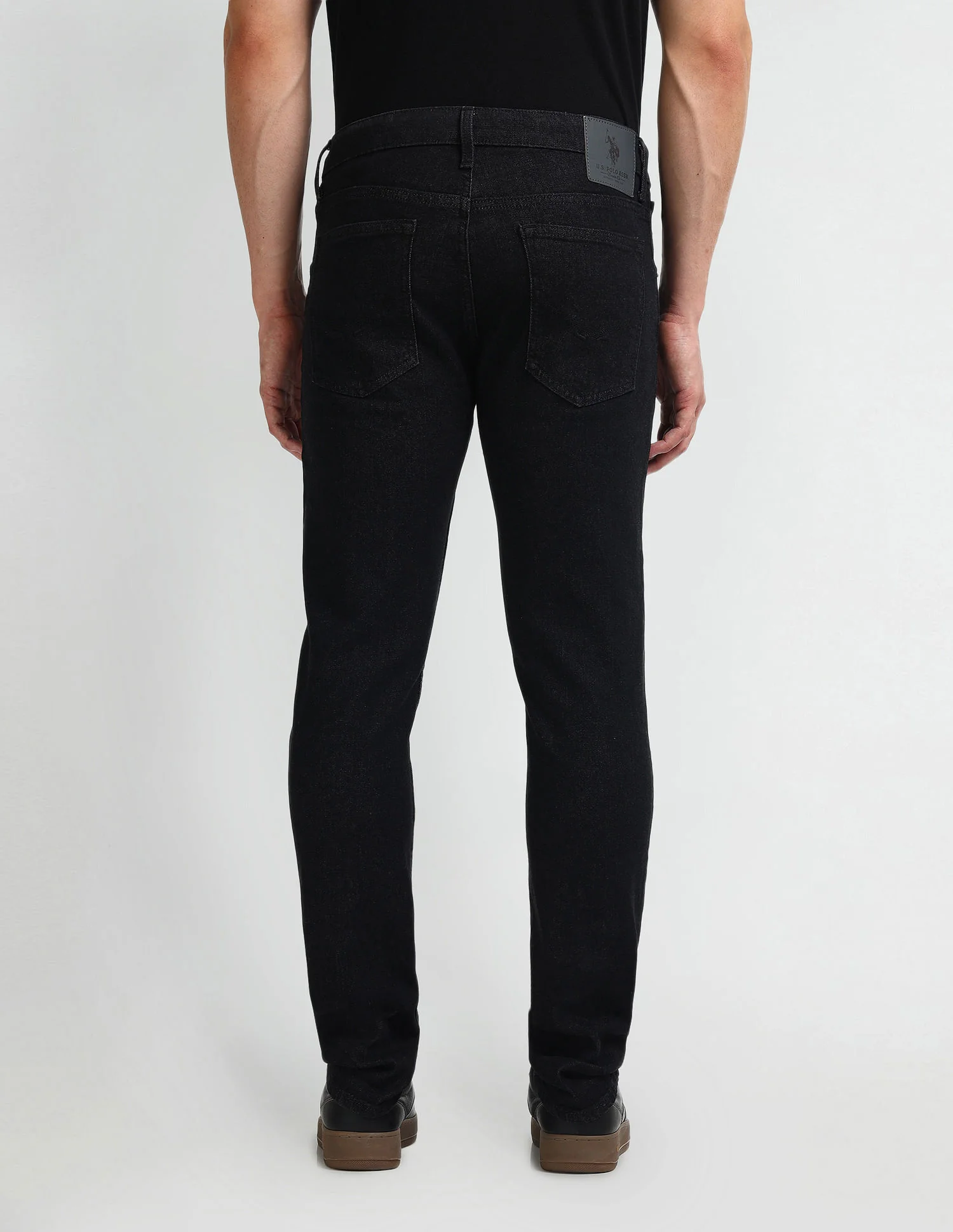 Brandon Slim Tapered Black Jeans - Image 5