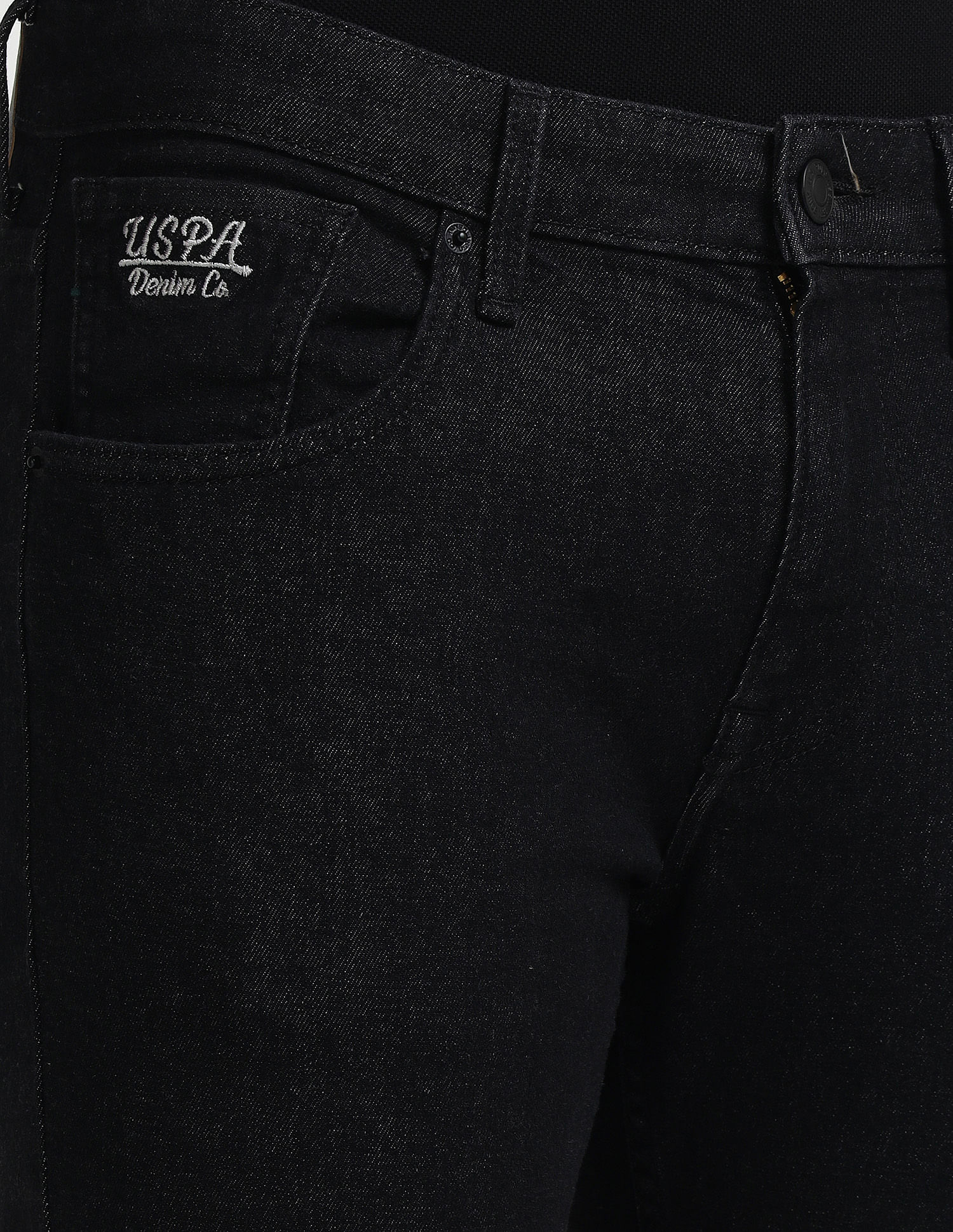 Brandon Slim Tapered Black Jeans - Image 7