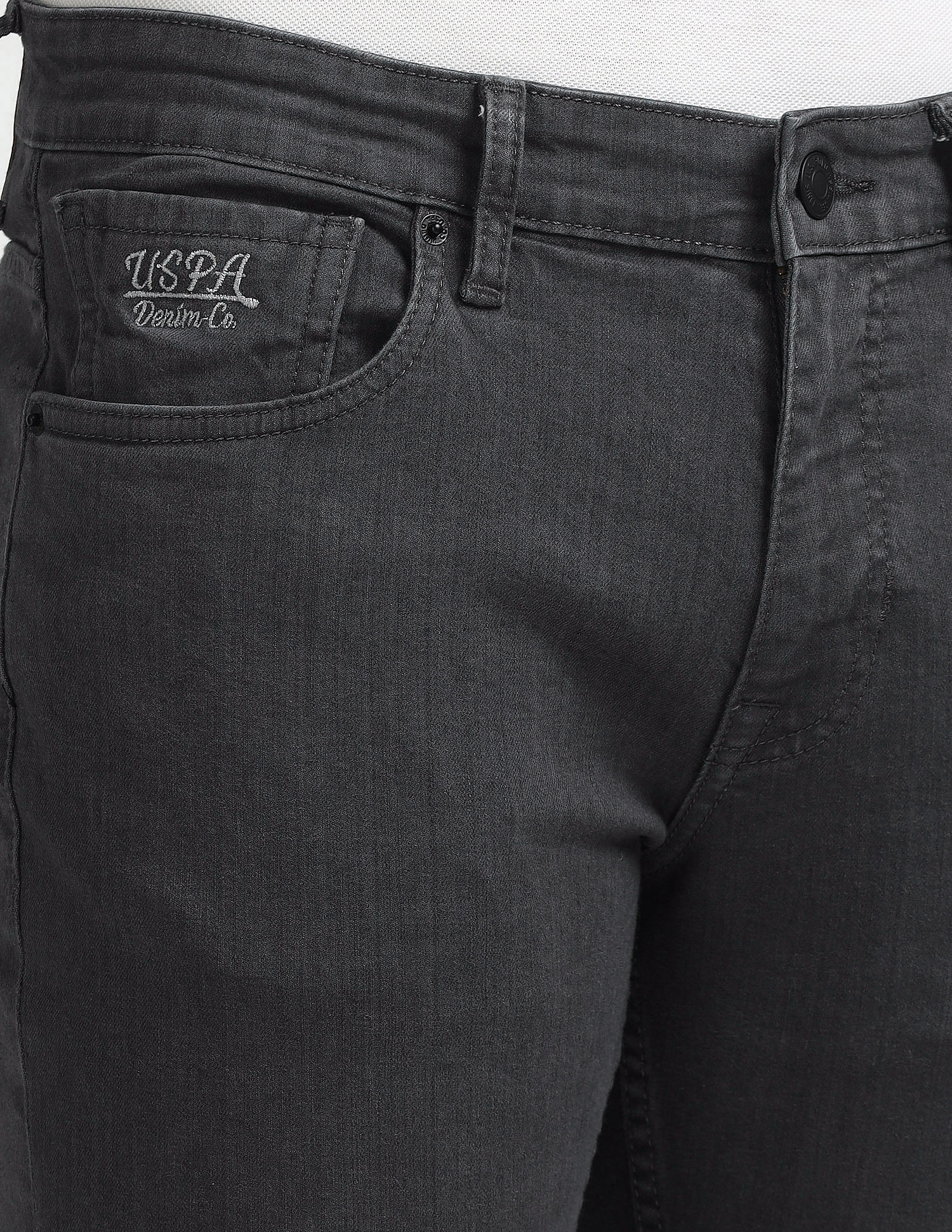 Brandon Slim Tapered Black Jeans - Image 7