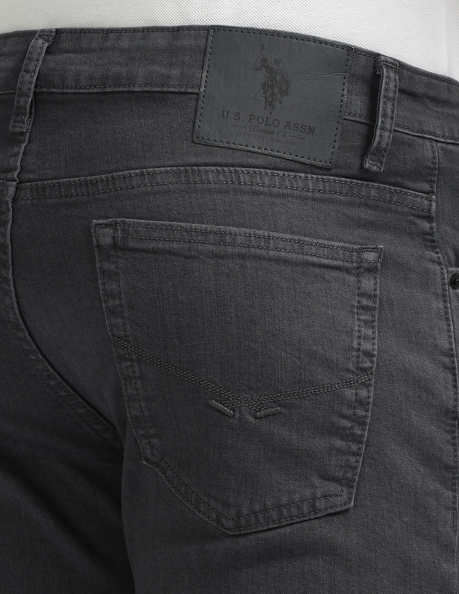 Brandon Slim Tapered Black Jeans - Image 8