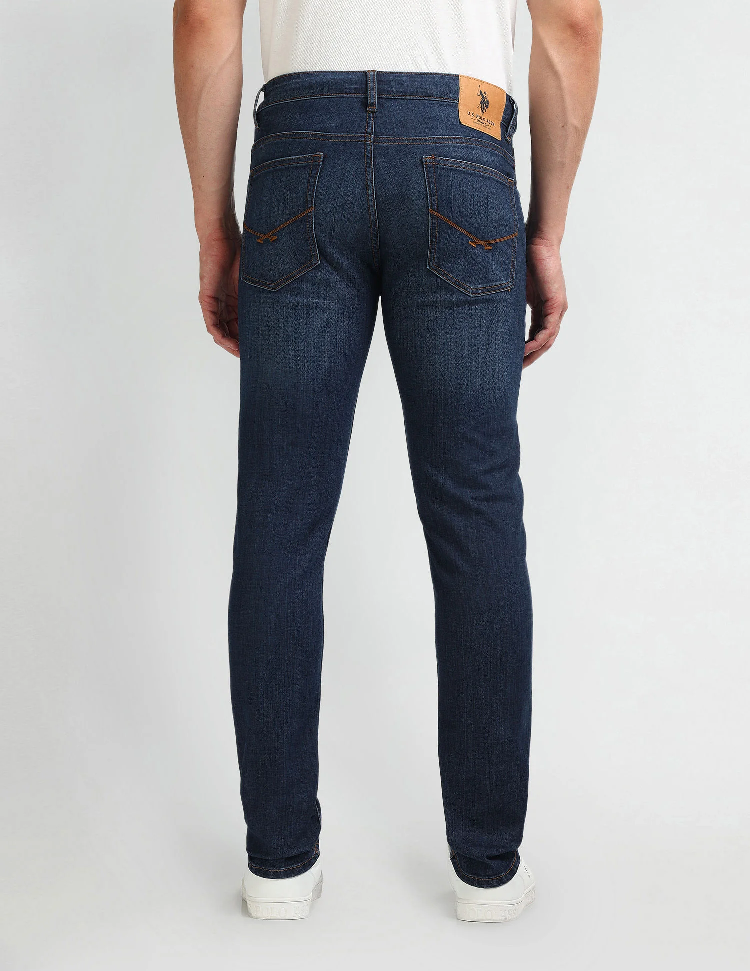 Brandon Slim Tapered Blue Jeans - Image 5
