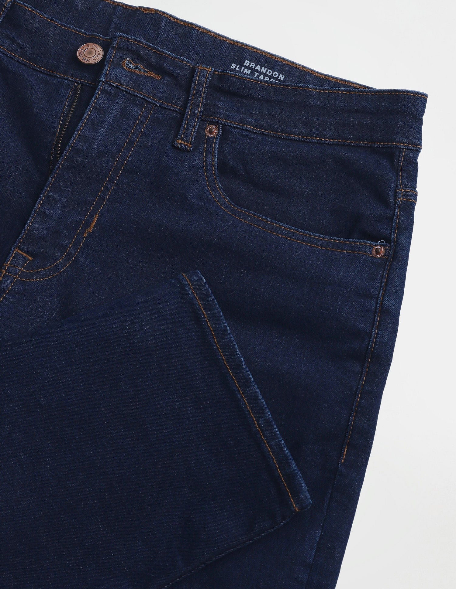 Brandon Slim Tapered Blue Jeans - Image 2