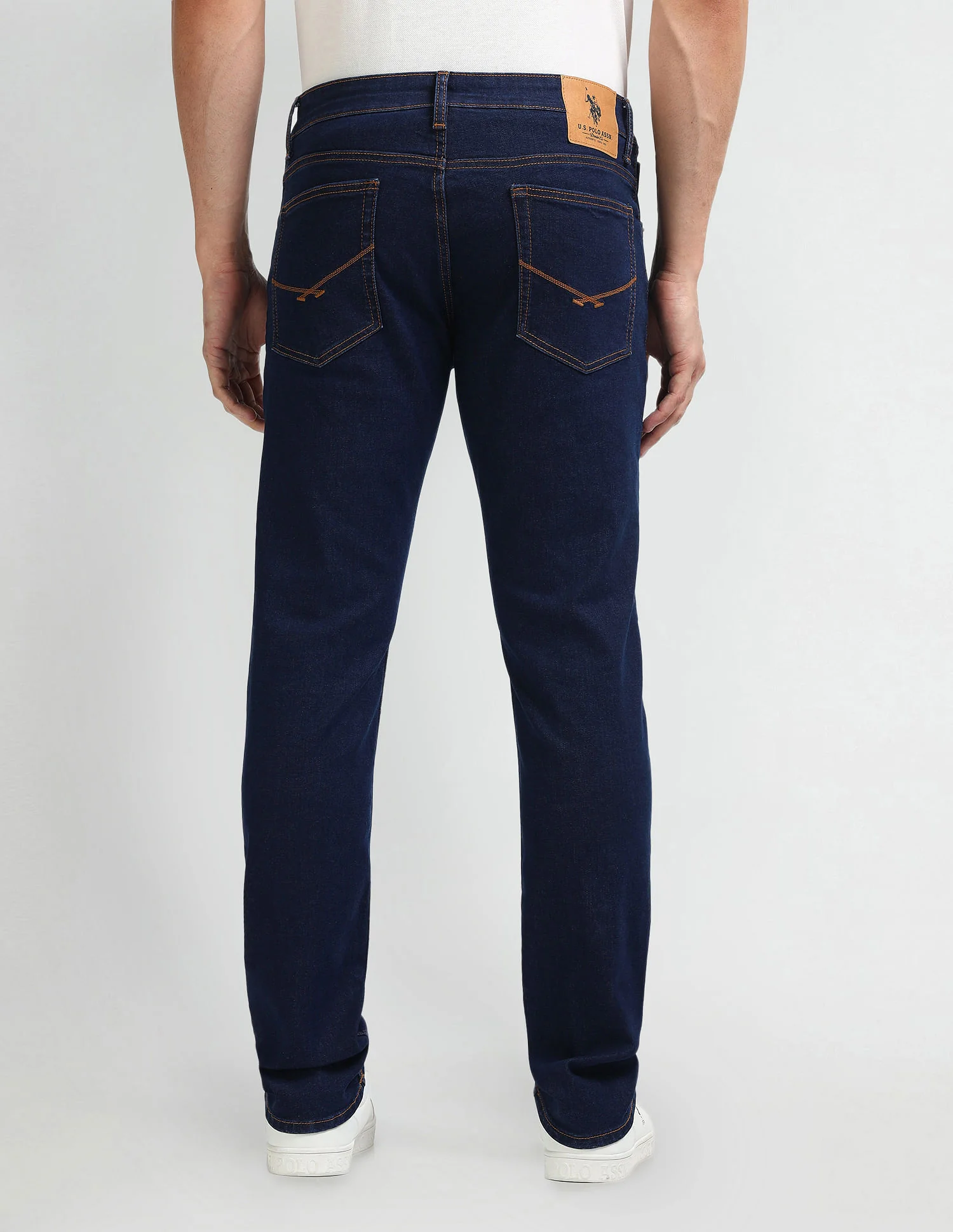 Brandon Slim Tapered Blue Jeans - Image 5