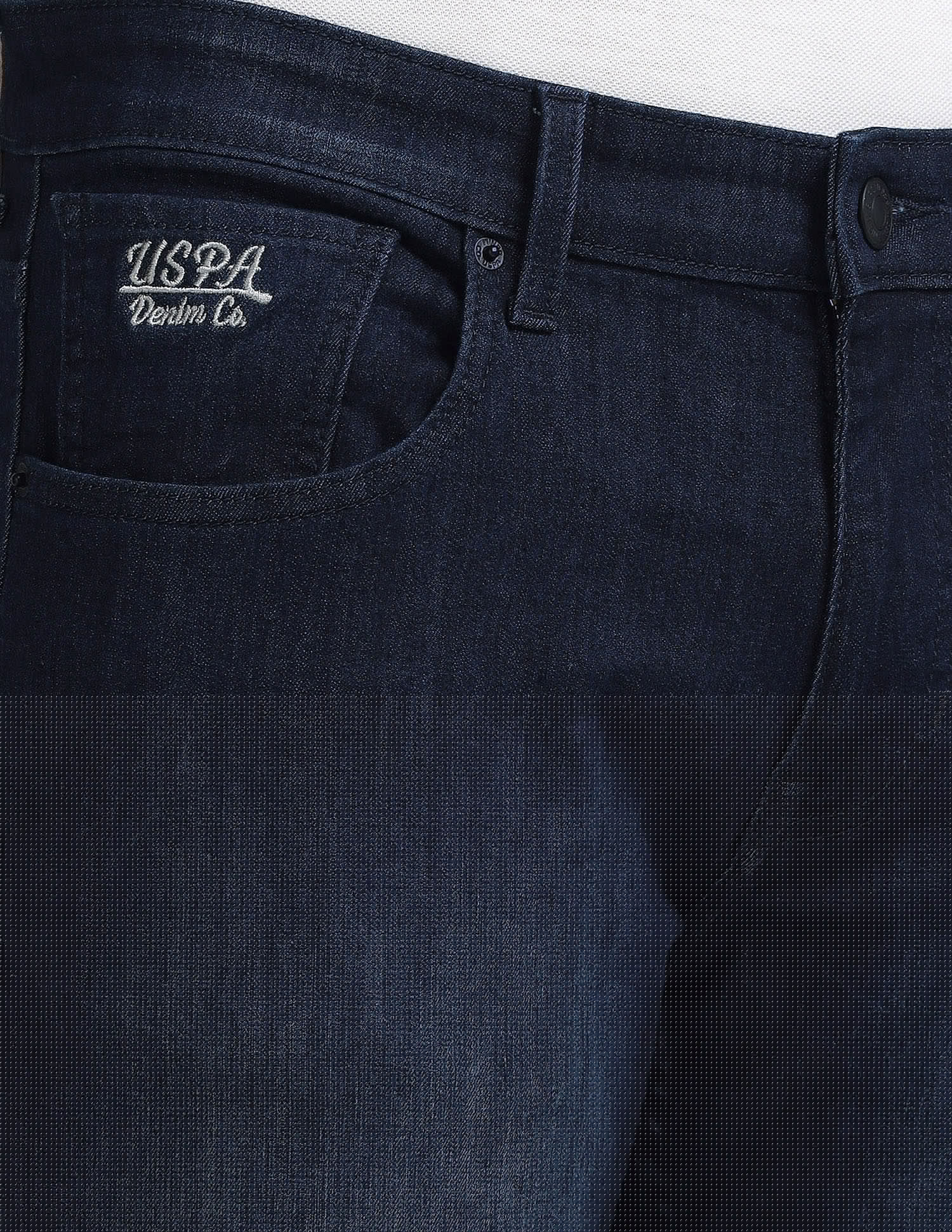 Brandon Slim Tapered Blue Jeans - Image 7