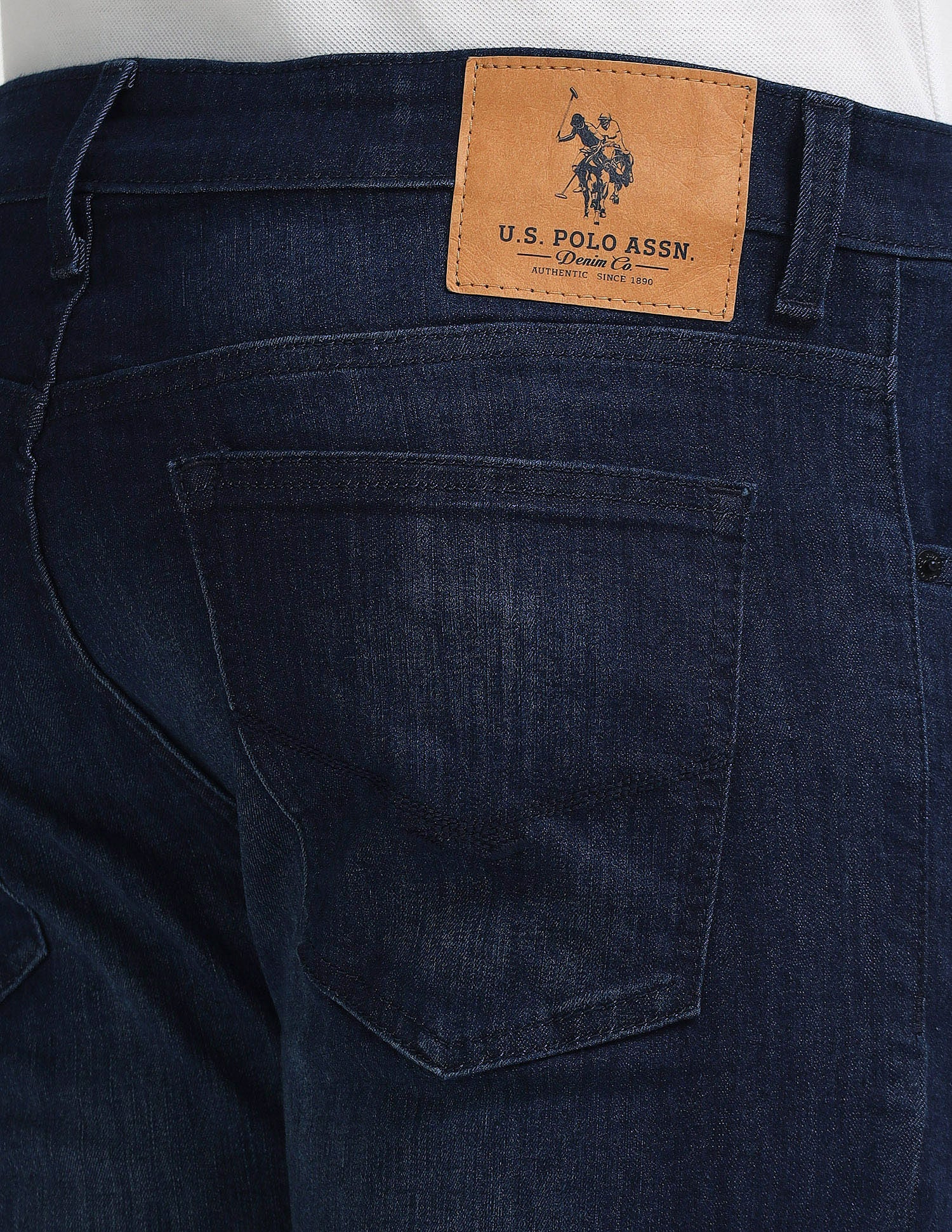 Brandon Slim Tapered Blue Jeans - Image 8