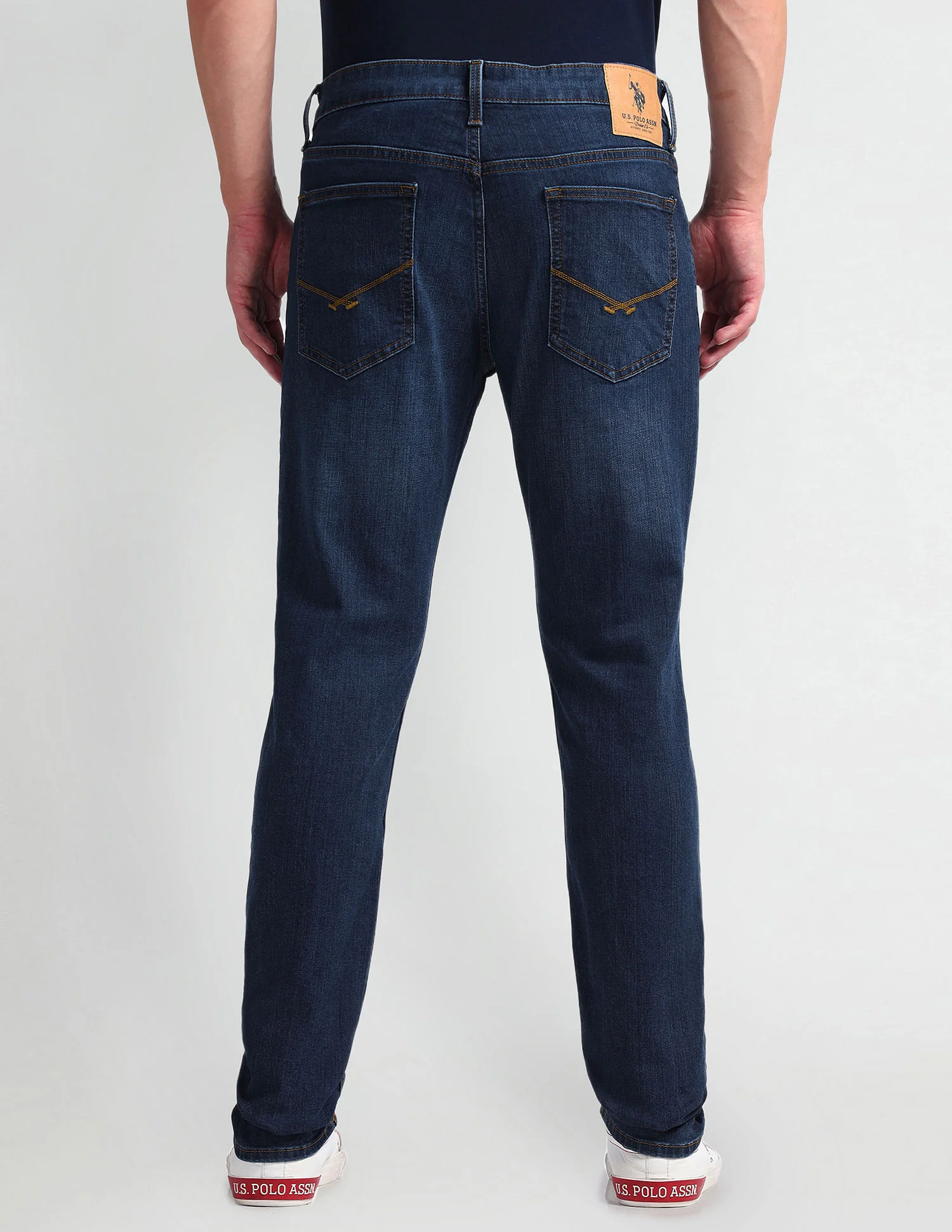 Brandon Slim Tapered Fit Blue Jeans - Image 5