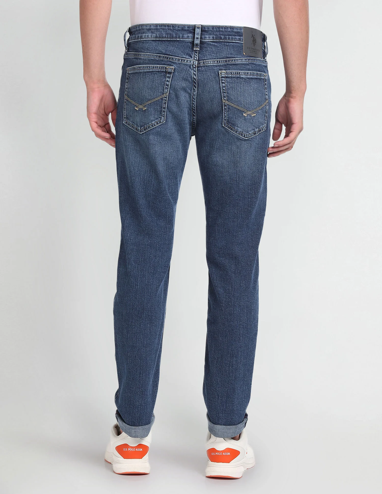 Brandon Slim Tapered Fit Blue Jeans - Image 5