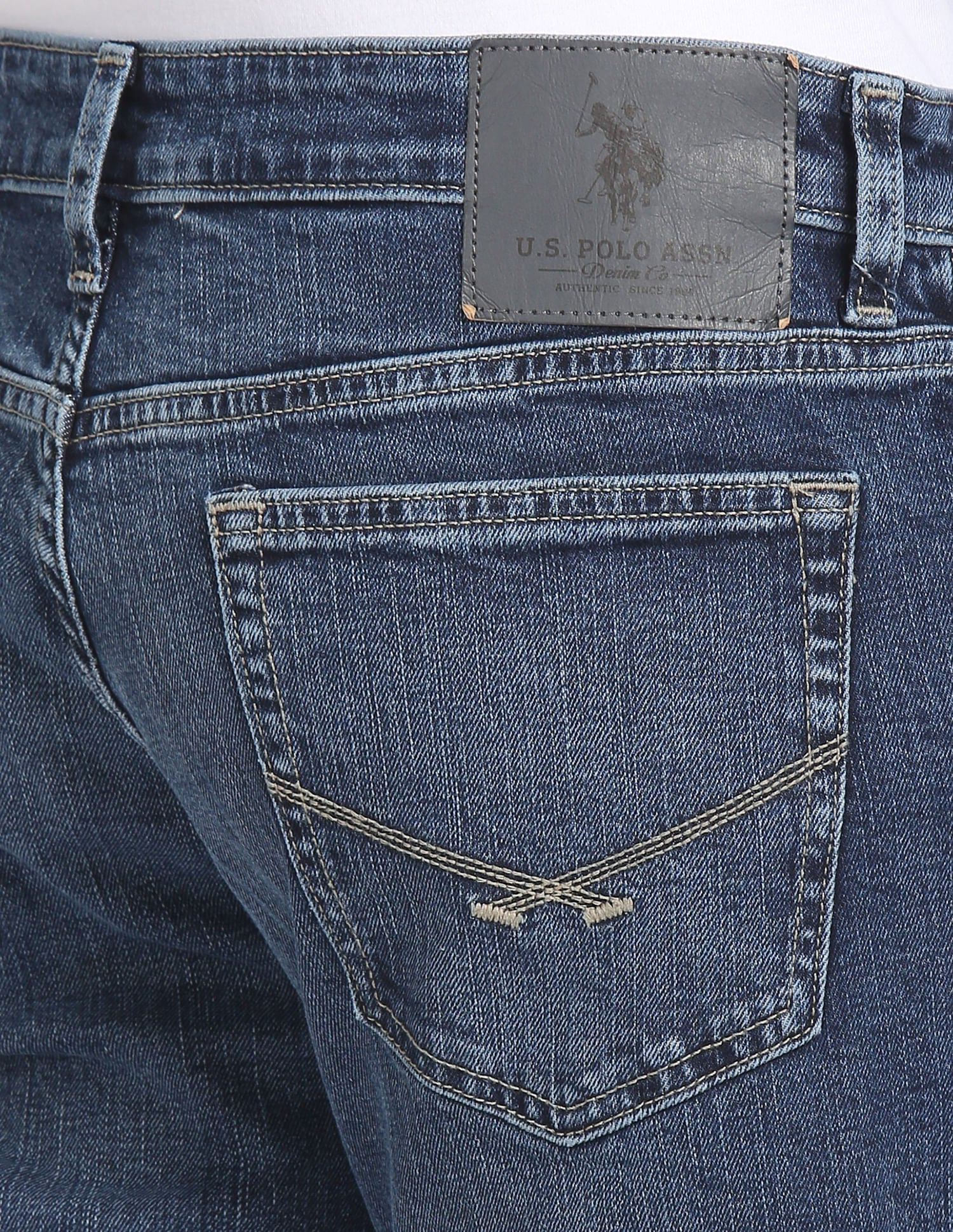 Brandon Slim Tapered Fit Blue Jeans - Image 7