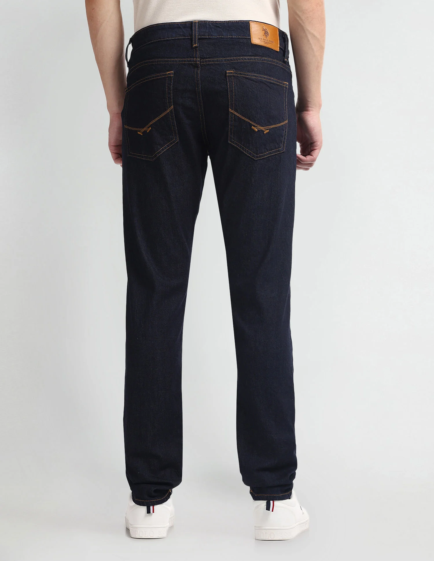 Brandon Slim Tapered Fit Blue Jeans - Image 5