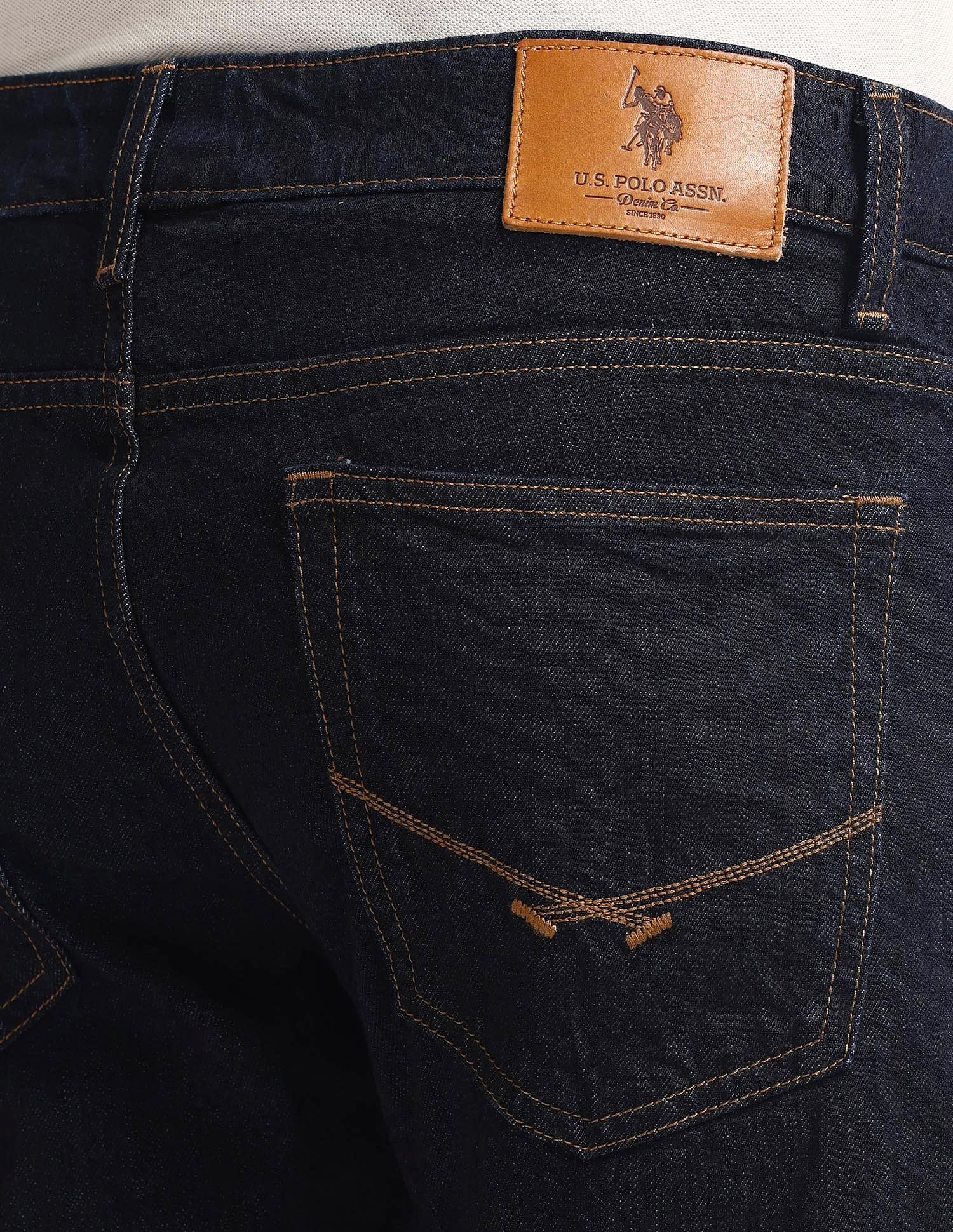 Brandon Slim Tapered Fit Blue Jeans - Image 7