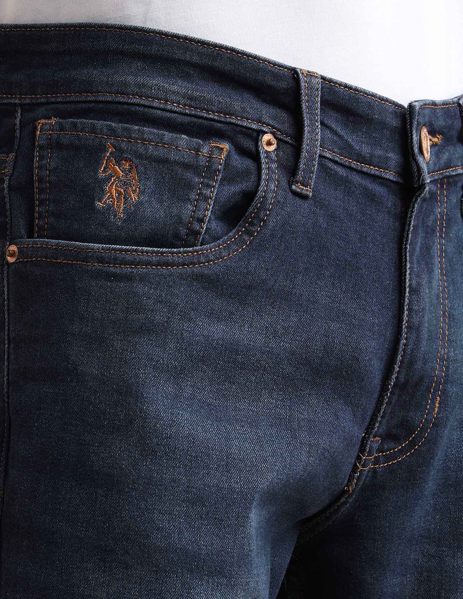 Brandon Slim Tapered Fit Blue Jeans - Image 7