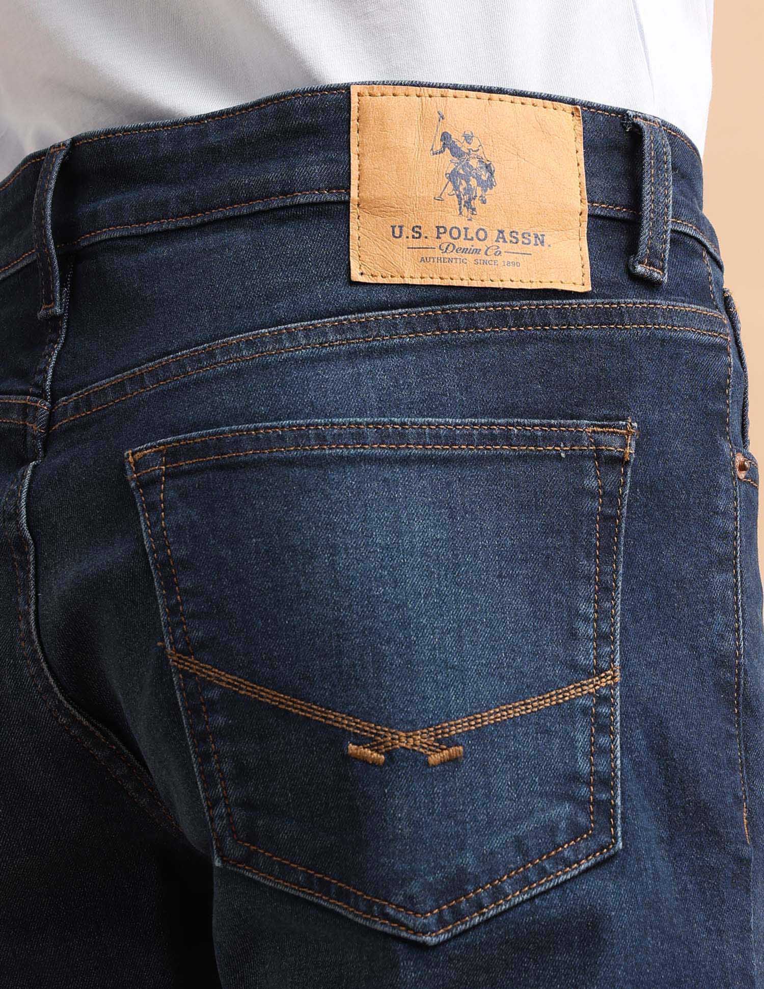 Brandon Slim Tapered Fit Blue Jeans - Image 8