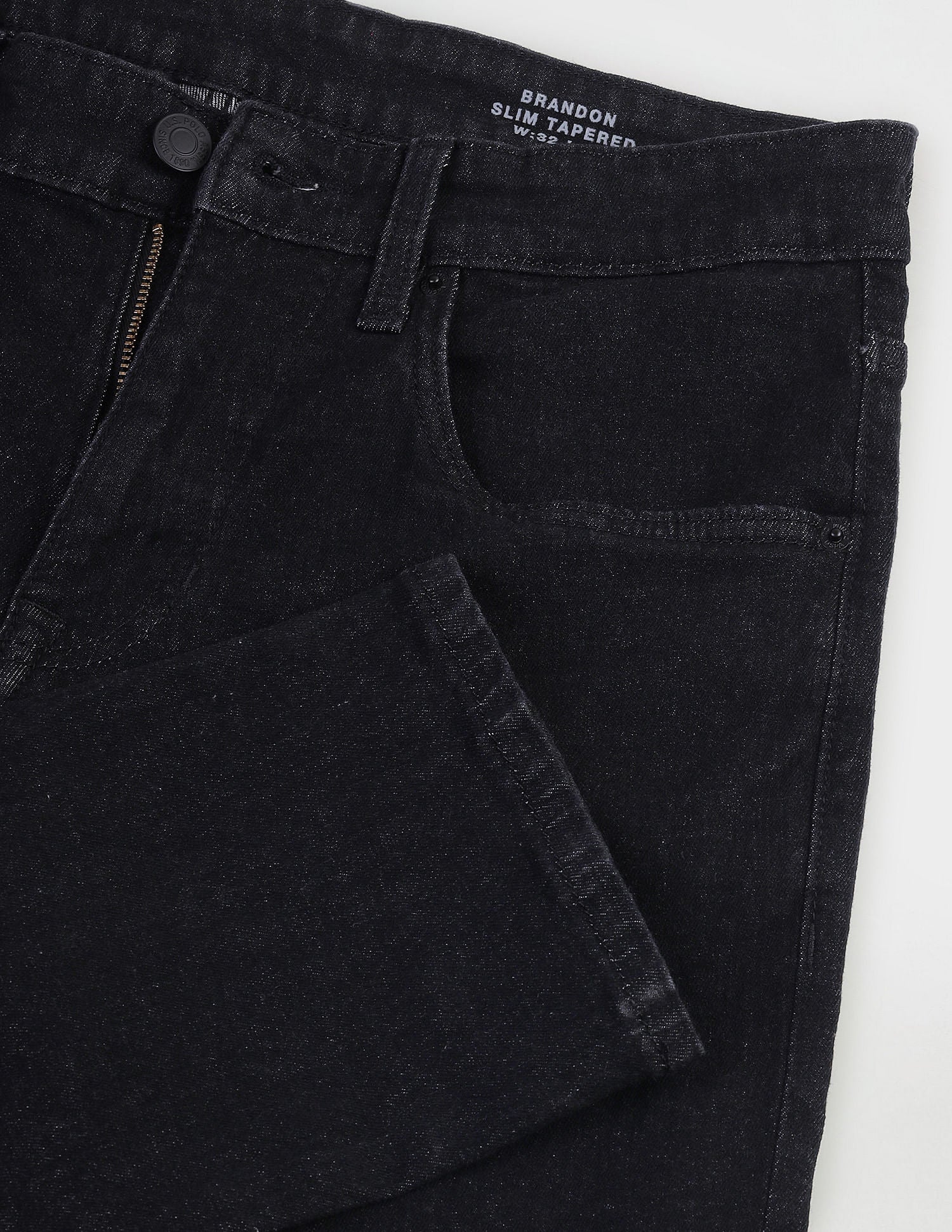 Brandon Slim Tapered Fit Blue Jeans - Image 2