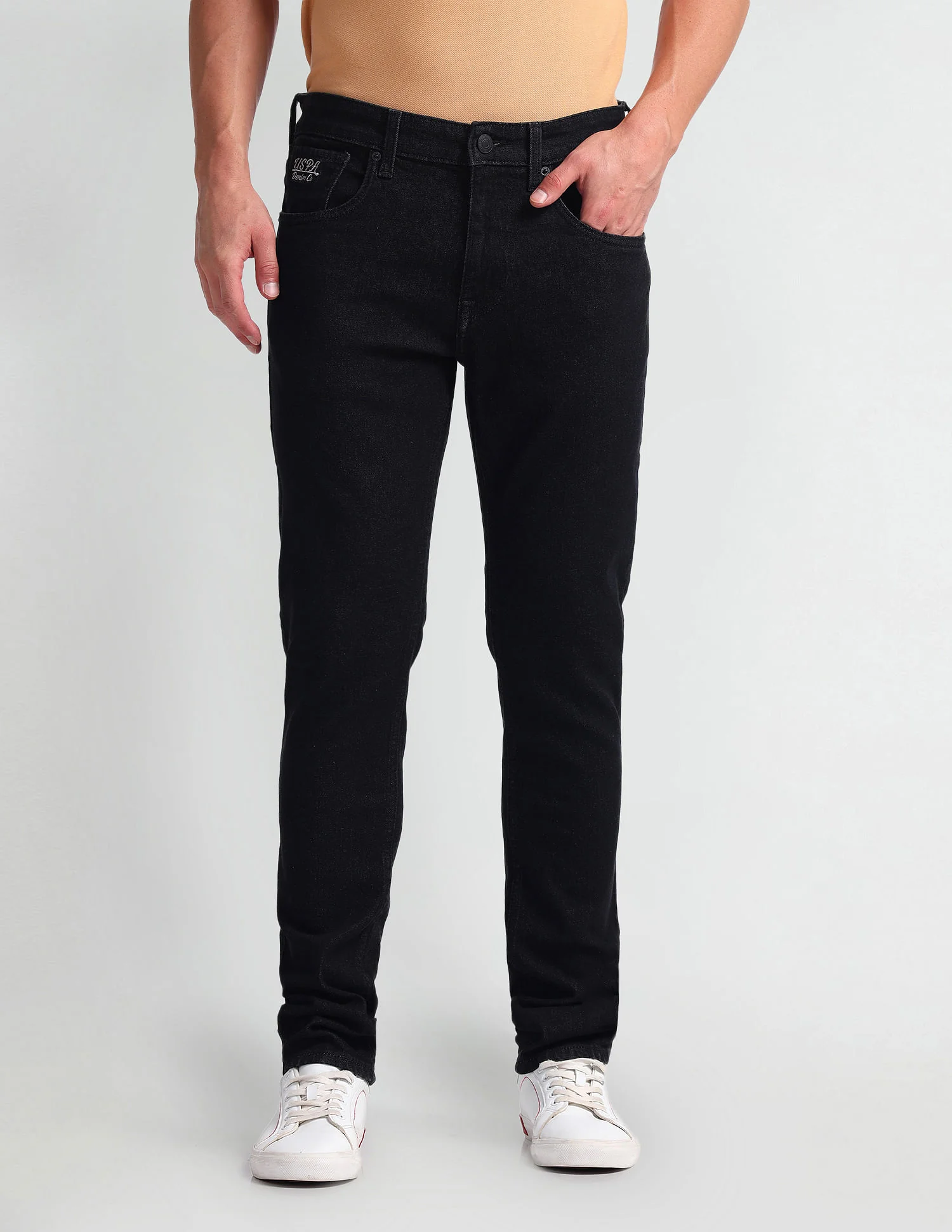 Brandon Slim Tapered Fit Blue Jeans - Image 6